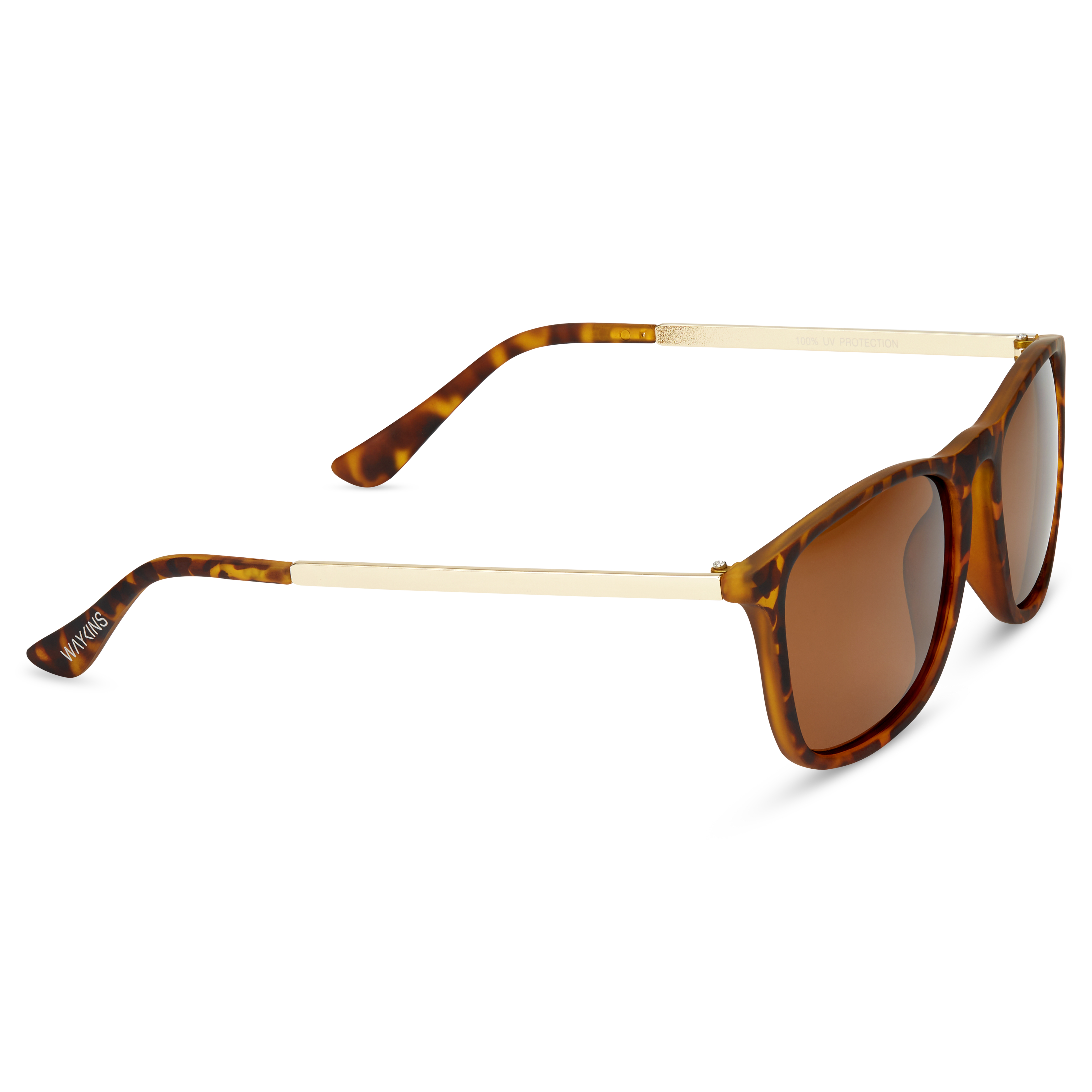Ambit Bruine Zonnebril met Schildpadmontuur - 3