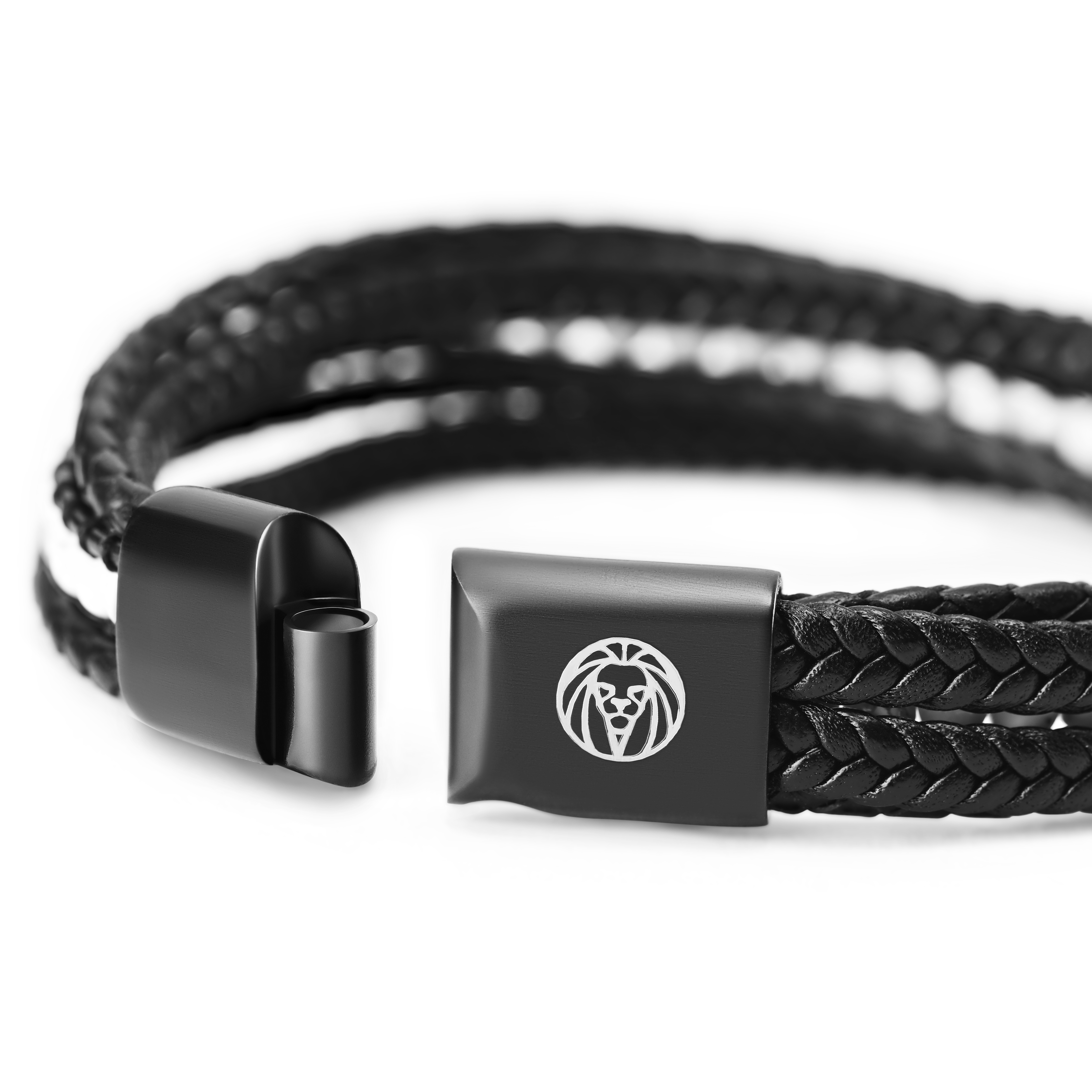 Lederarmband mit weißem Türkis Naxos - 6