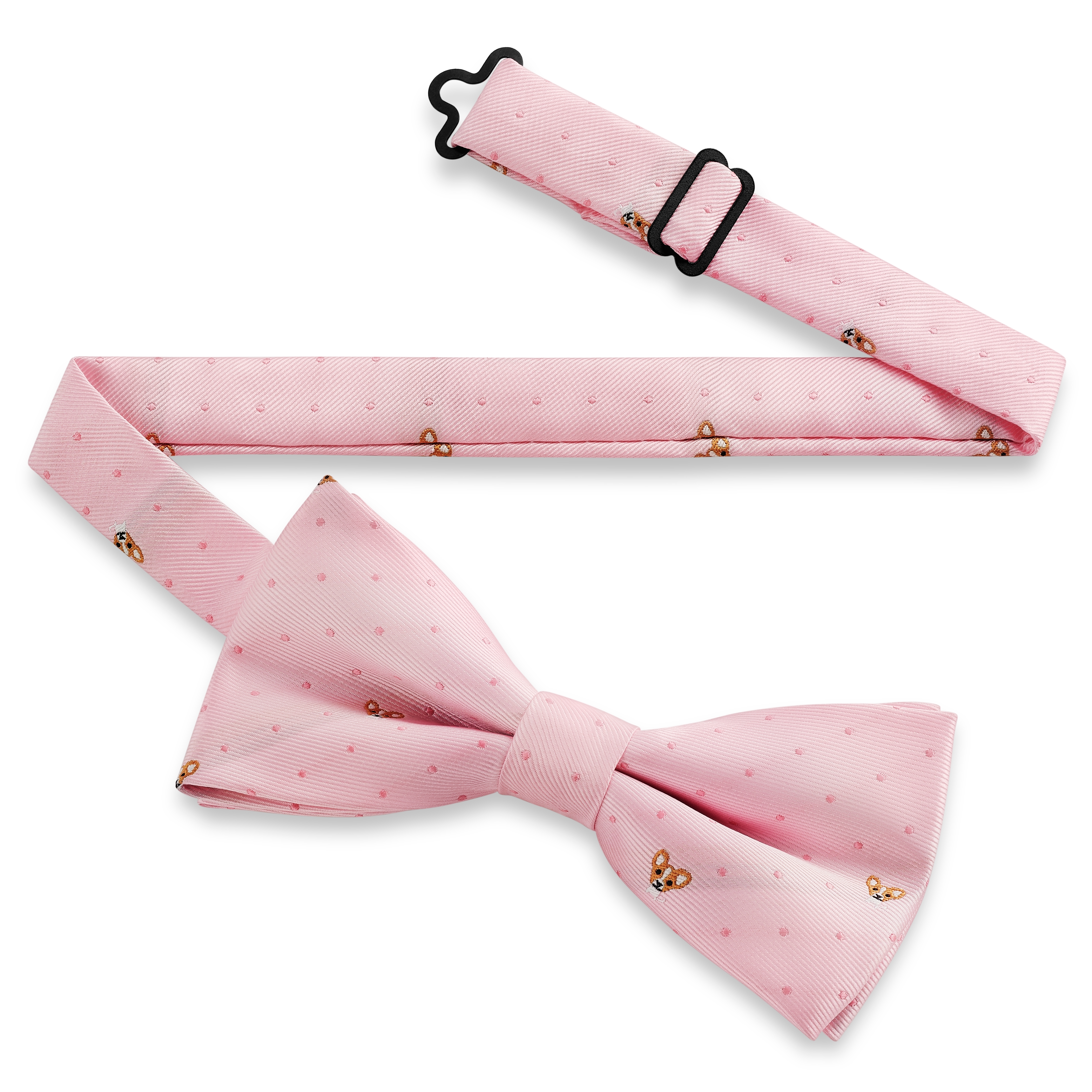 Zoikos | Pink Corgi Pre-Tied Bow tie - 2