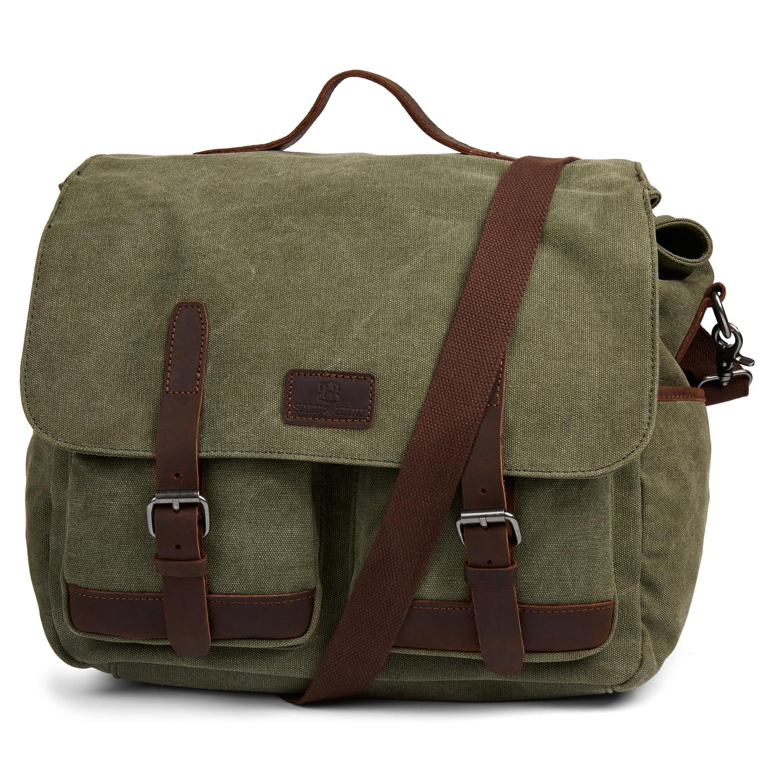 Bolsa para cámaras verde y marrón XL Strom Bolsa para cámaras verde y marrón XL Strom