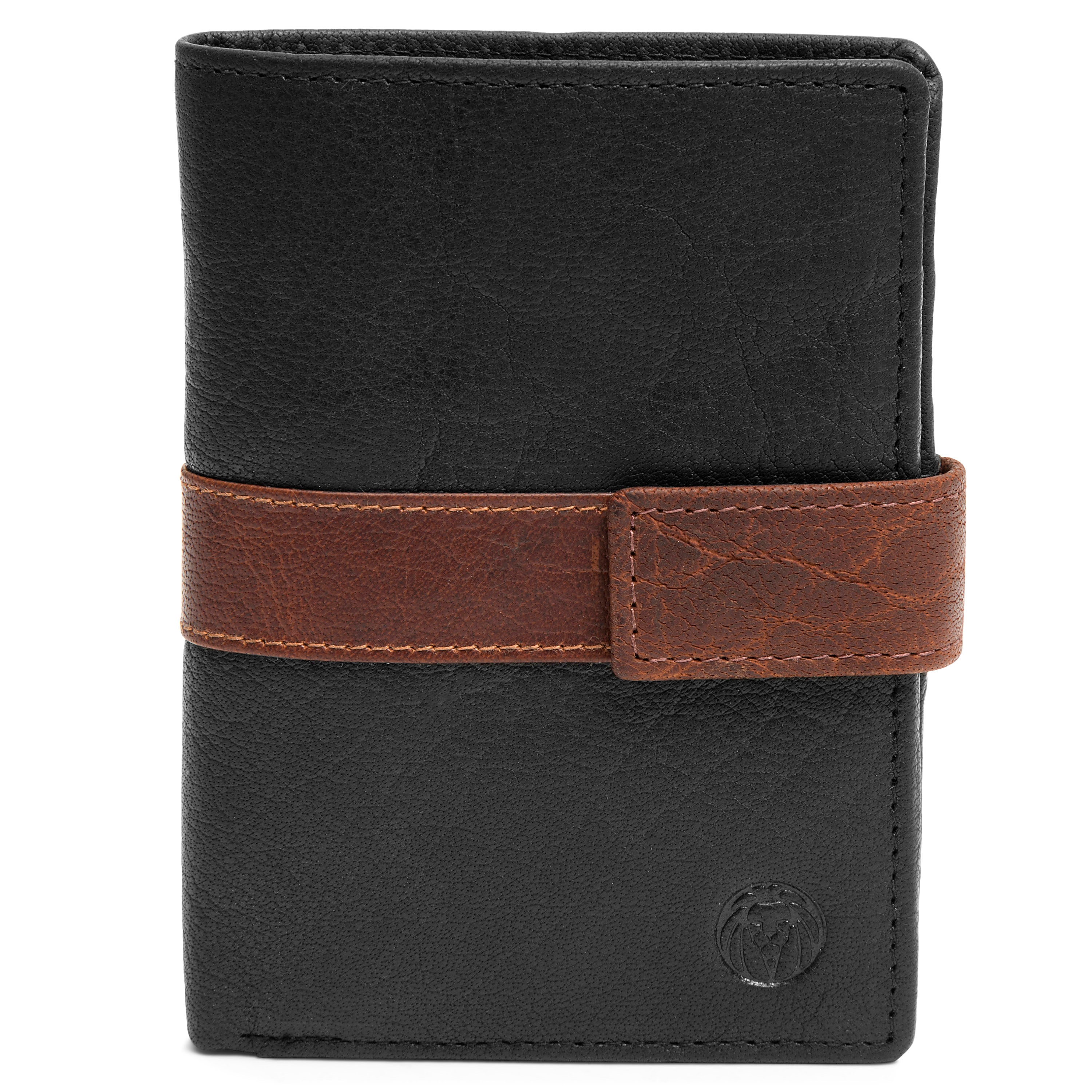 Montreal Executive Svart og Lysebrun RFID Skinnlommebok - 3