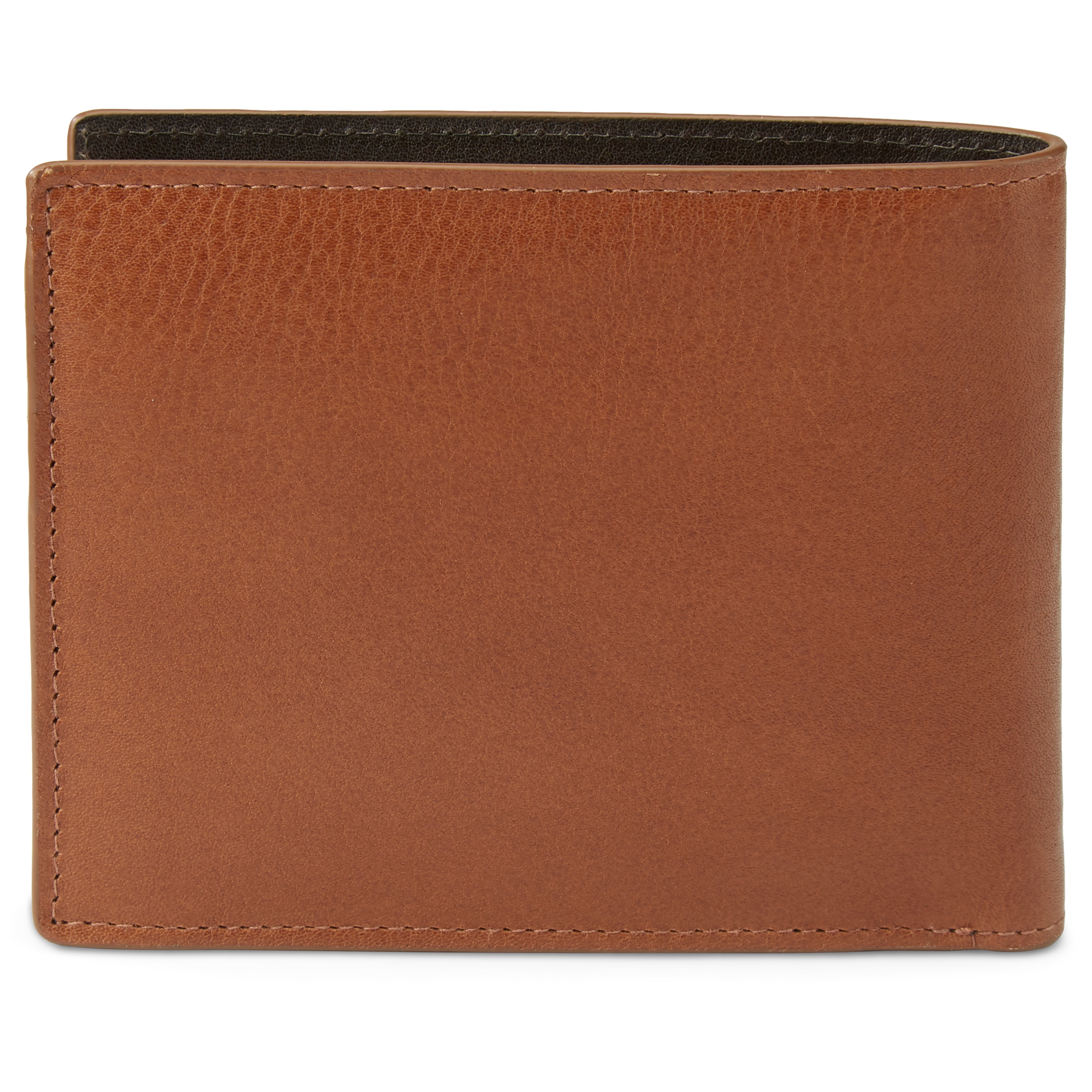 Lind Tan & Dark-Brown Leather RFID-Blocking Wallet - 4