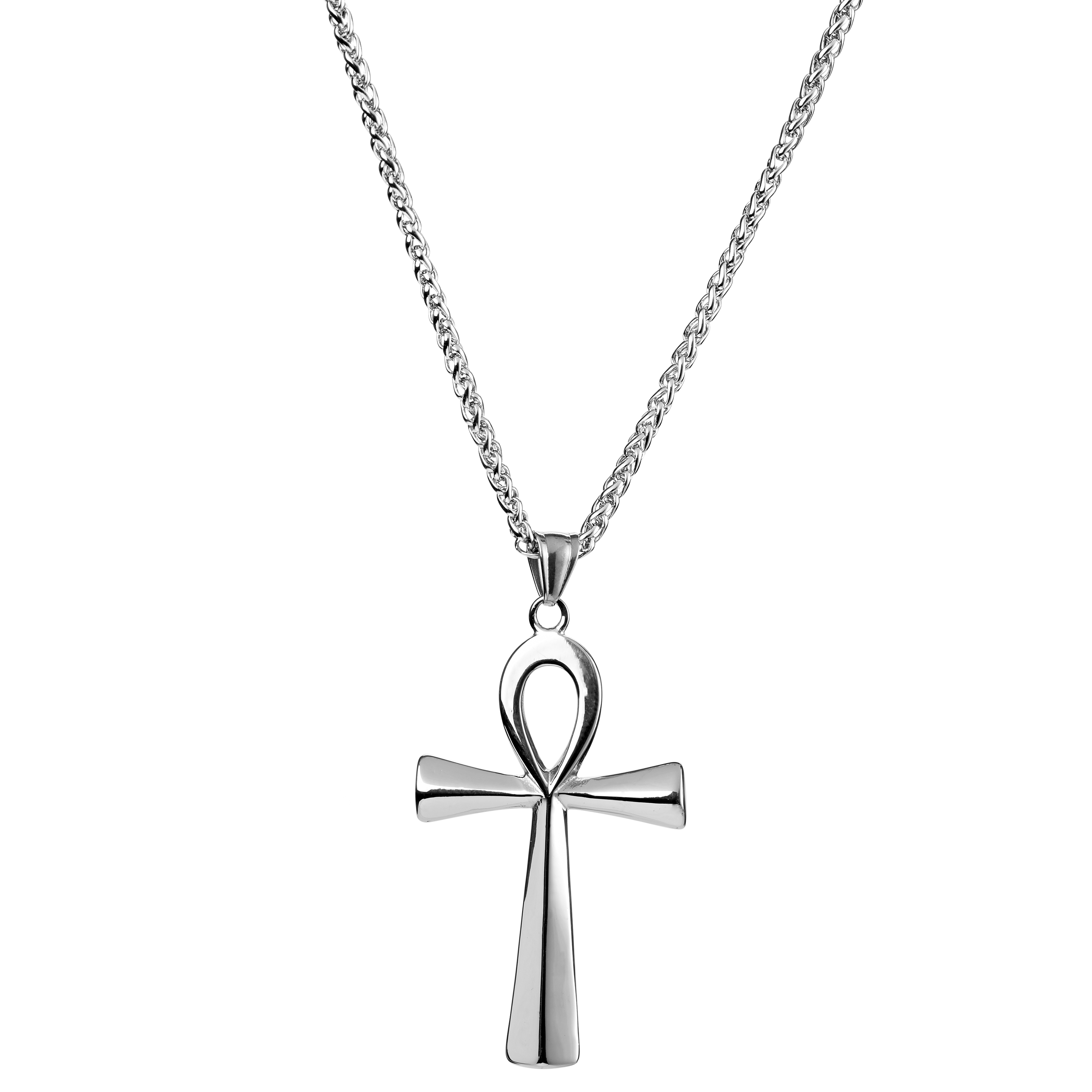 Ankh Cross Necklace | Handcrafted by Silver Luthier