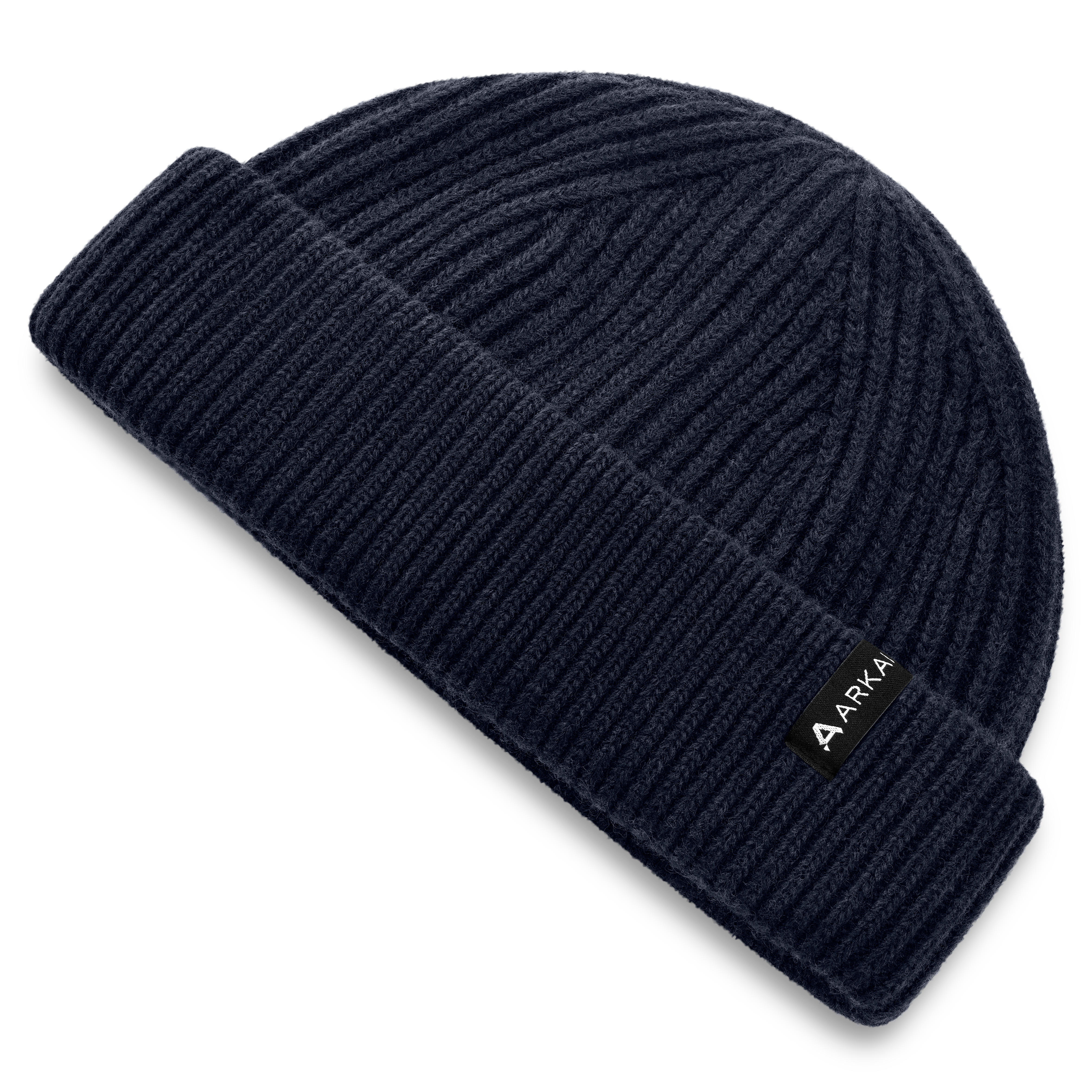 Berretto Marino Unisex Blu E Bianco Stile Breton – Modello Nyls Elfenn In Morbida Lana Acrilica, Taglia Unica