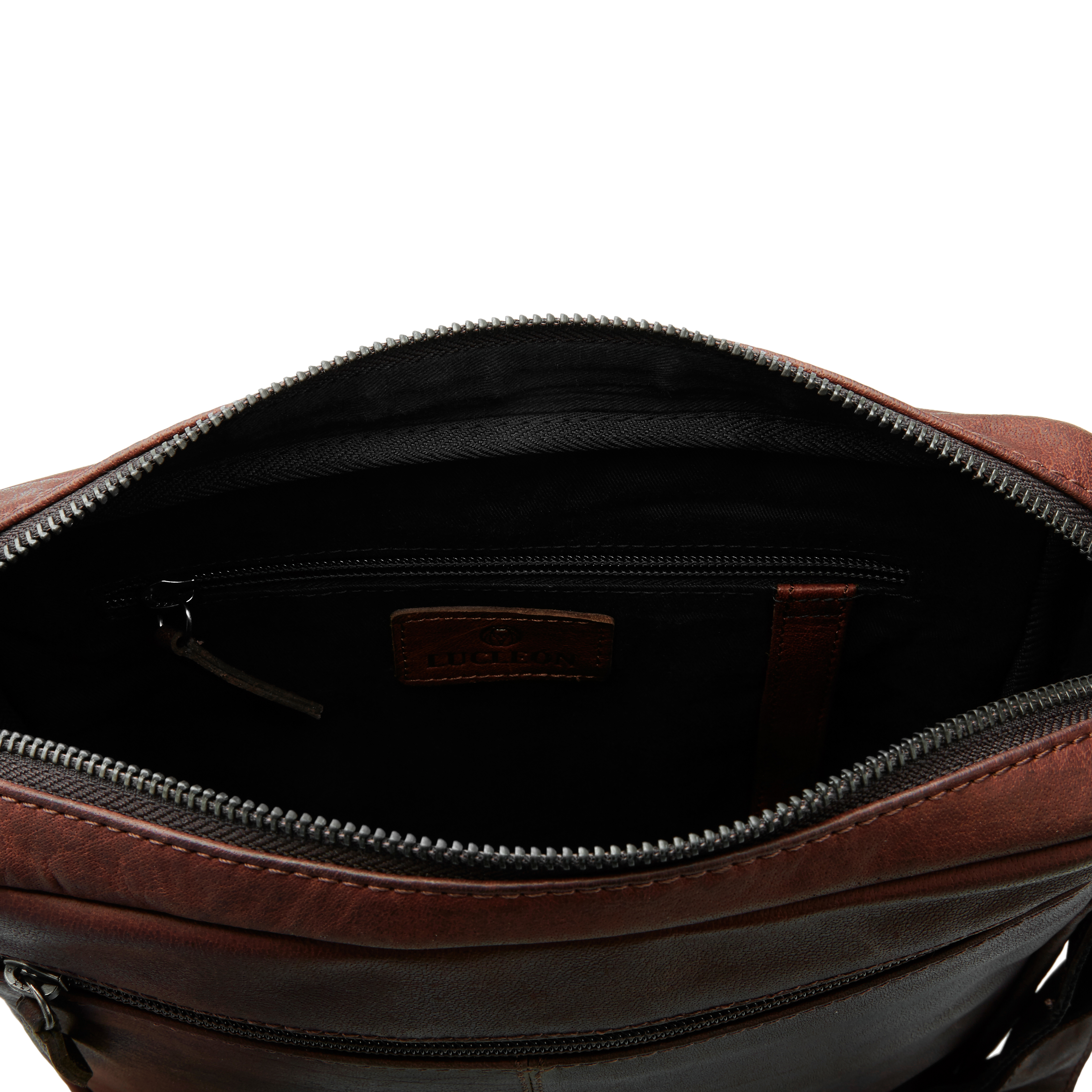 Oxford Classic Brown City Leather Bag - 8