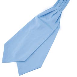 Babyblauer Basic Krawattenschal
