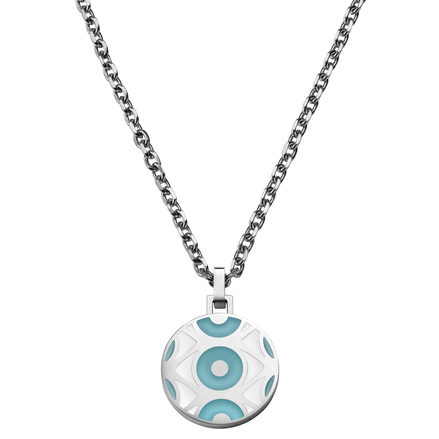 Evil Eye | Collar plateado y azul pastel Evil Eye | Collar plateado y azul pastel