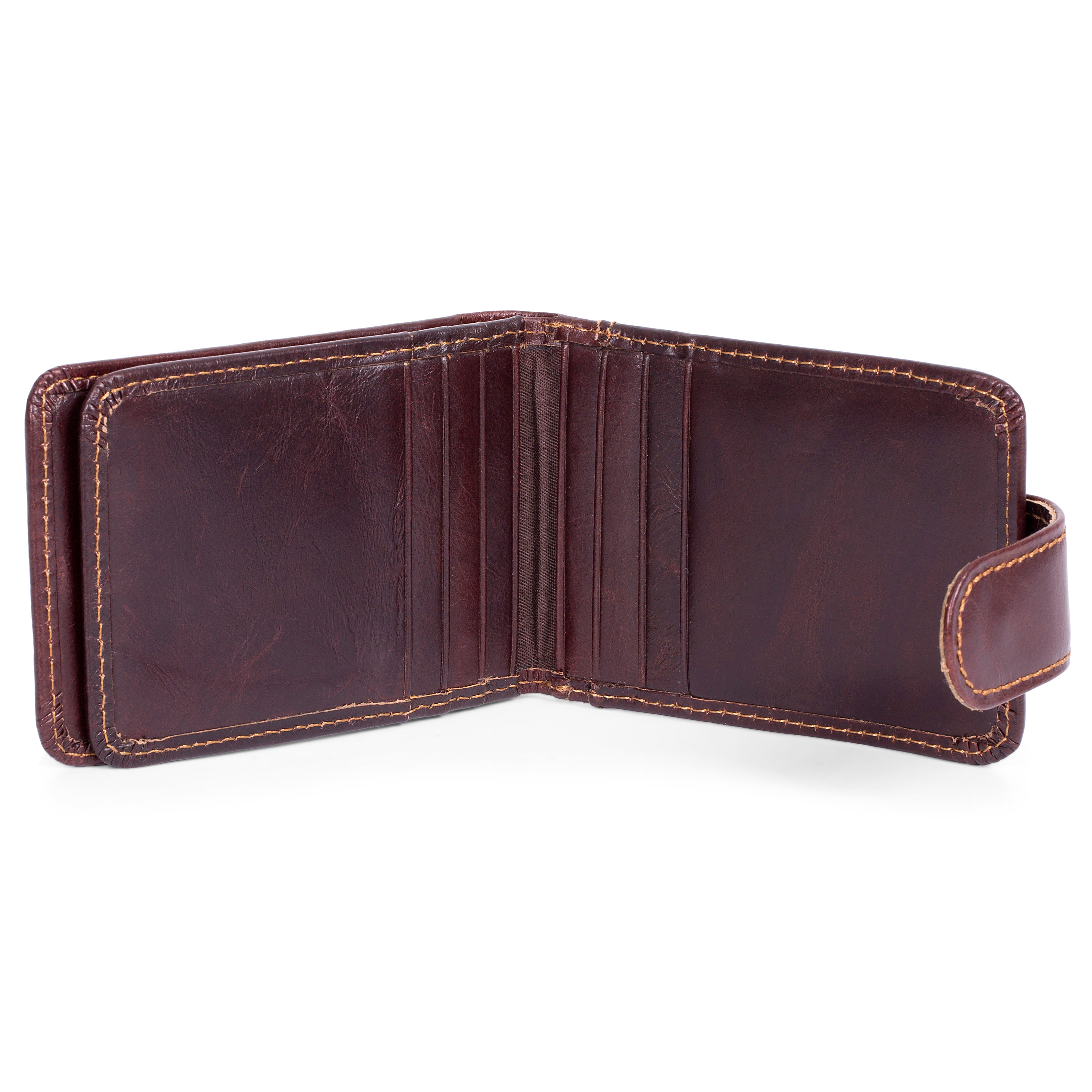 Classic Vintage Brown Card Holder - 5