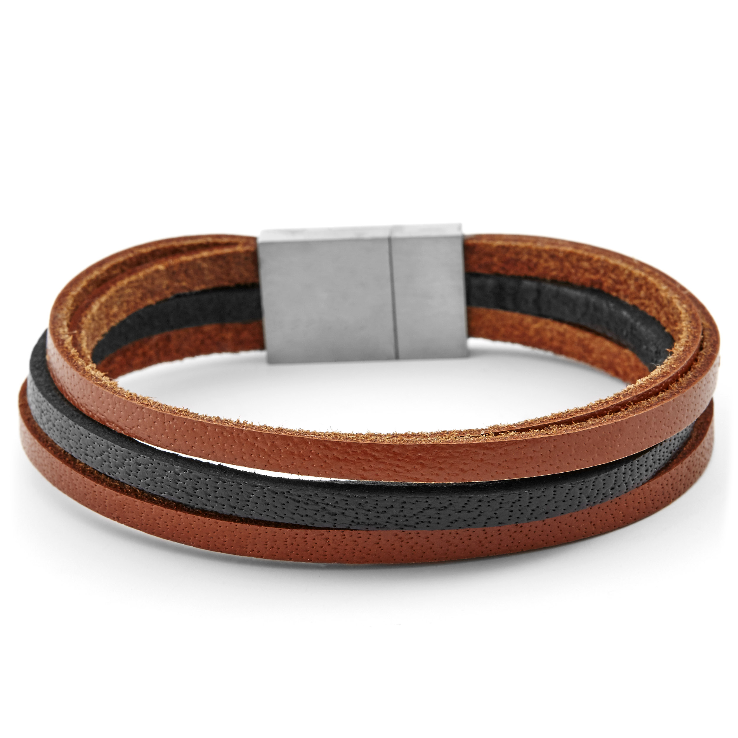 Blandet & Sølvfarvet 6-delt Armbånd - 3