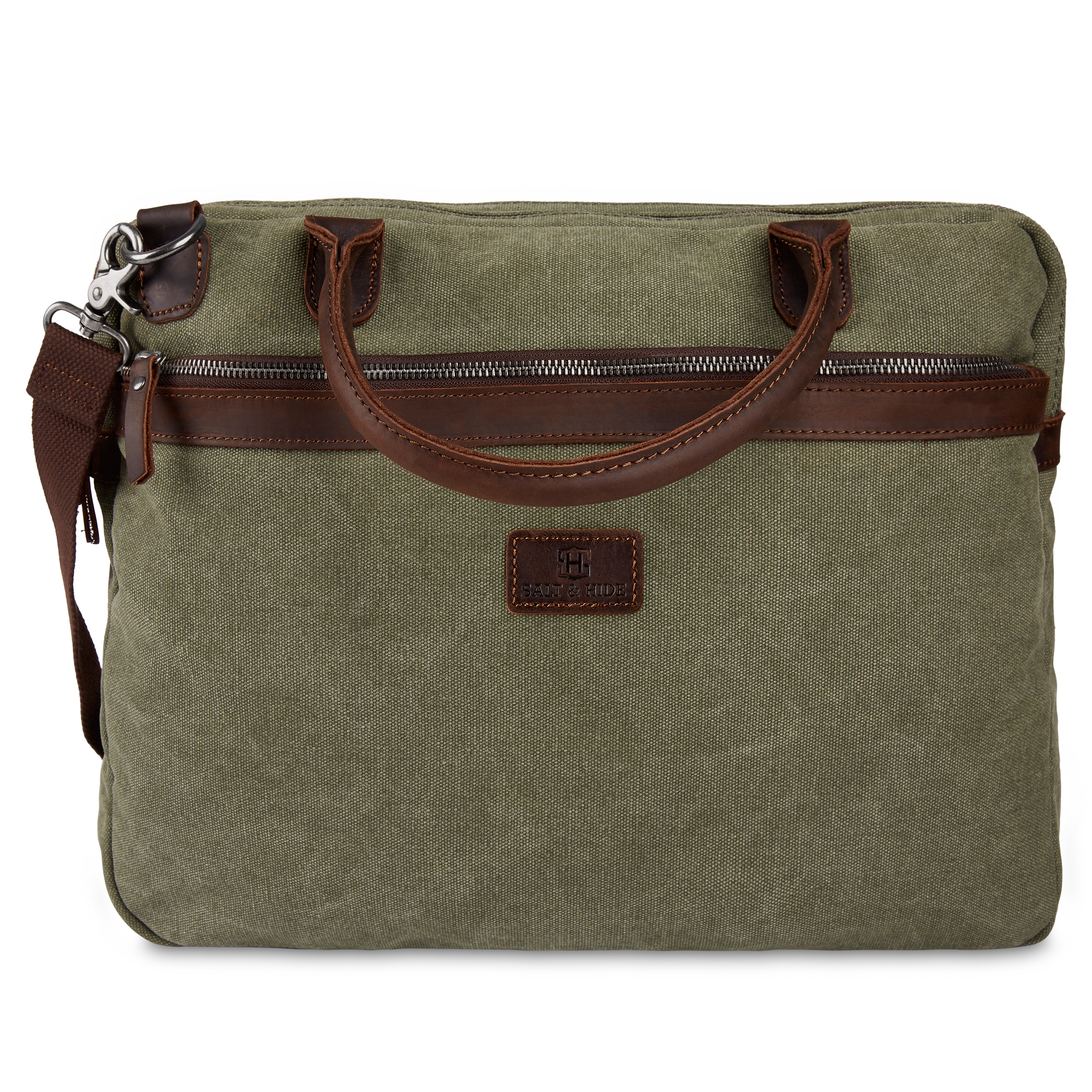 Bolso para el portátil verde y marrón Shane - 2