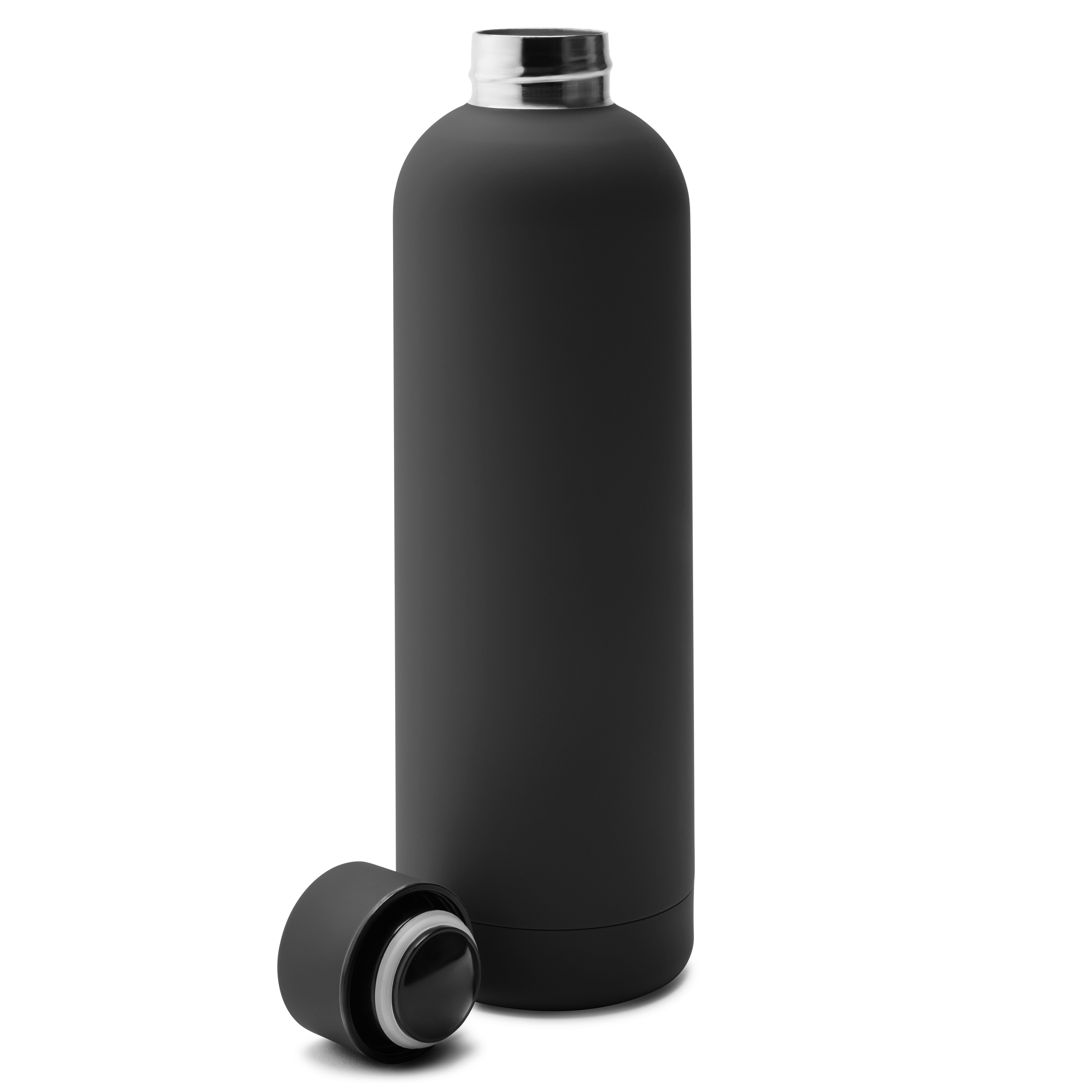 Water Bottle | 25.4 fl oz (750 ml )| Black Stainless Steel