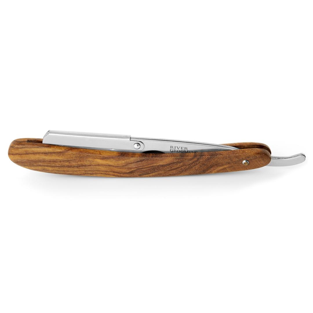 Wooden Straight Razor For Disposable Blades | In stock! | River Grooming