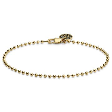Essentials | 2,5 mm goldfarbenes Kugelketten-Armband Essentials | 2,5 mm goldfarbenes Kugelketten-Armband