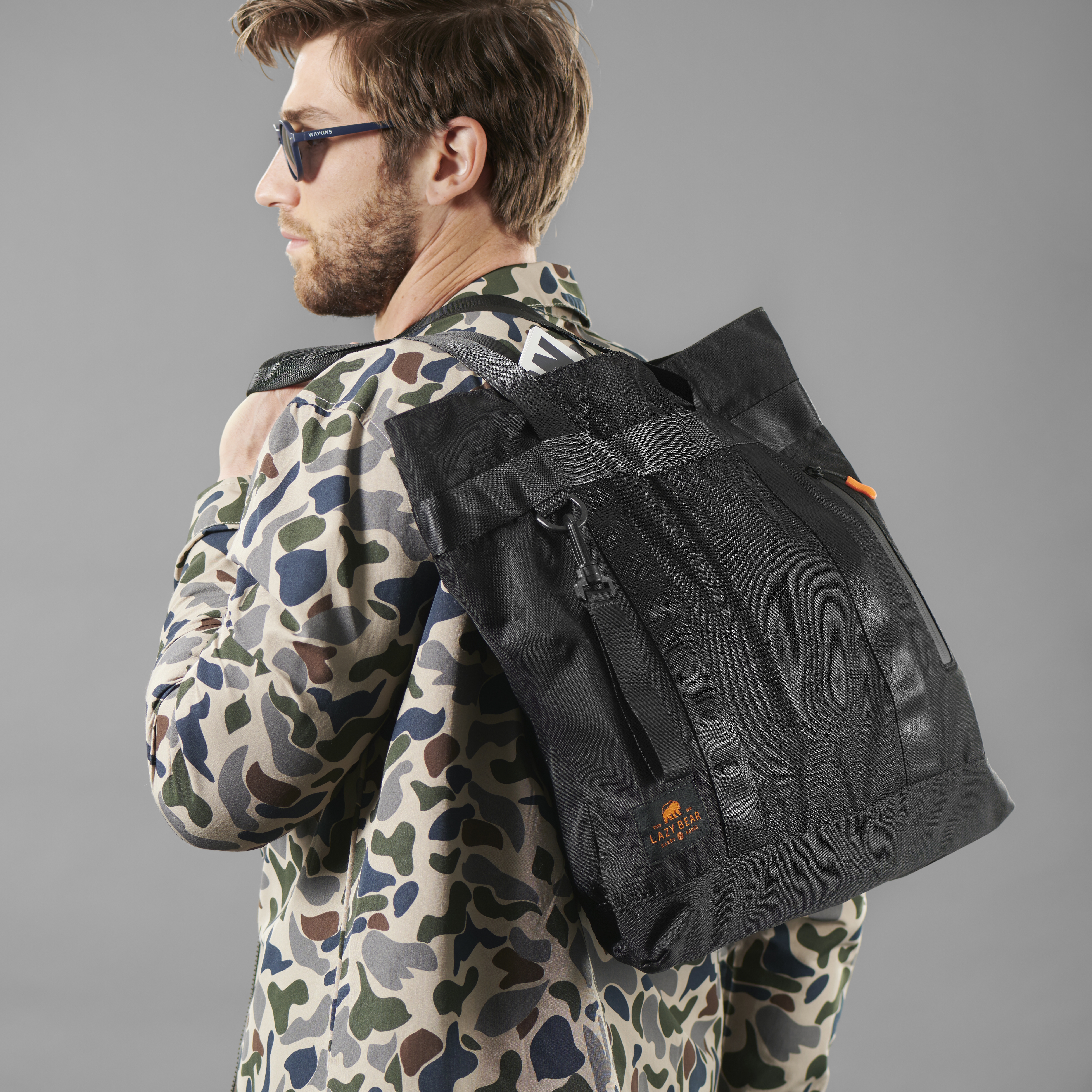 Bolso tote negro plegable Lamair - 7