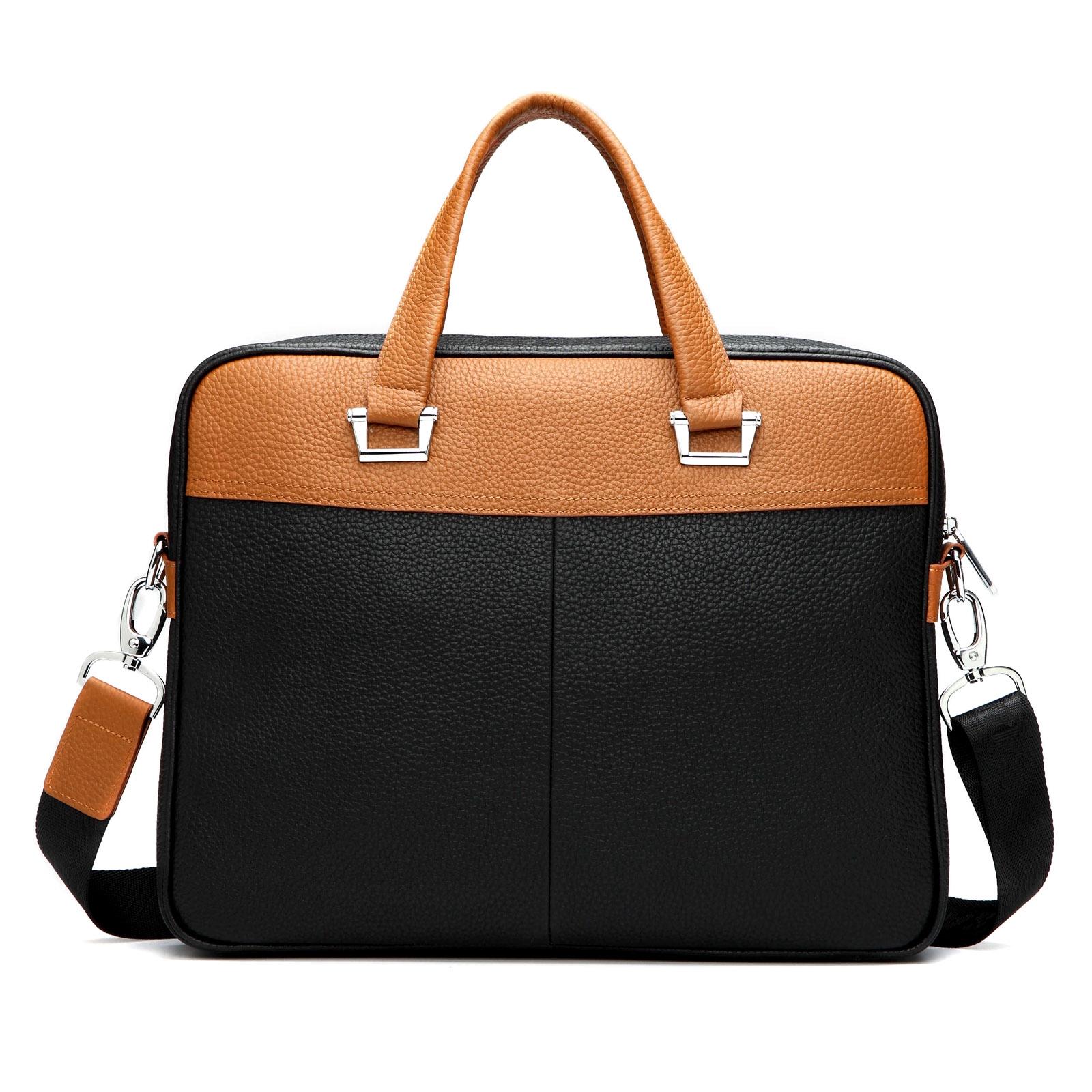 Maletín ejecutivo en cuero negro Paris - 4