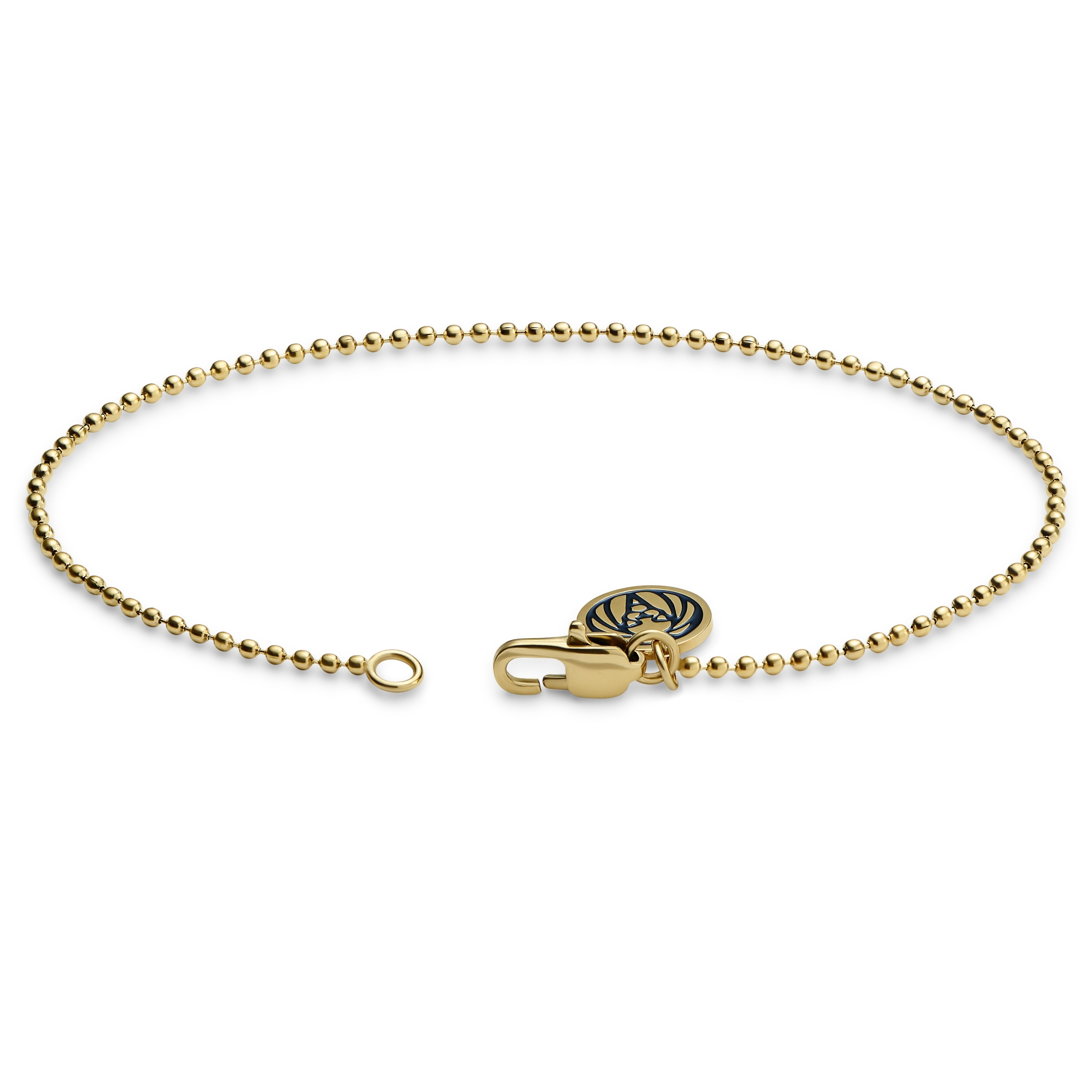 Essentials | 1.6 mm Gold-Tone Ball Chain Bracelet - 4