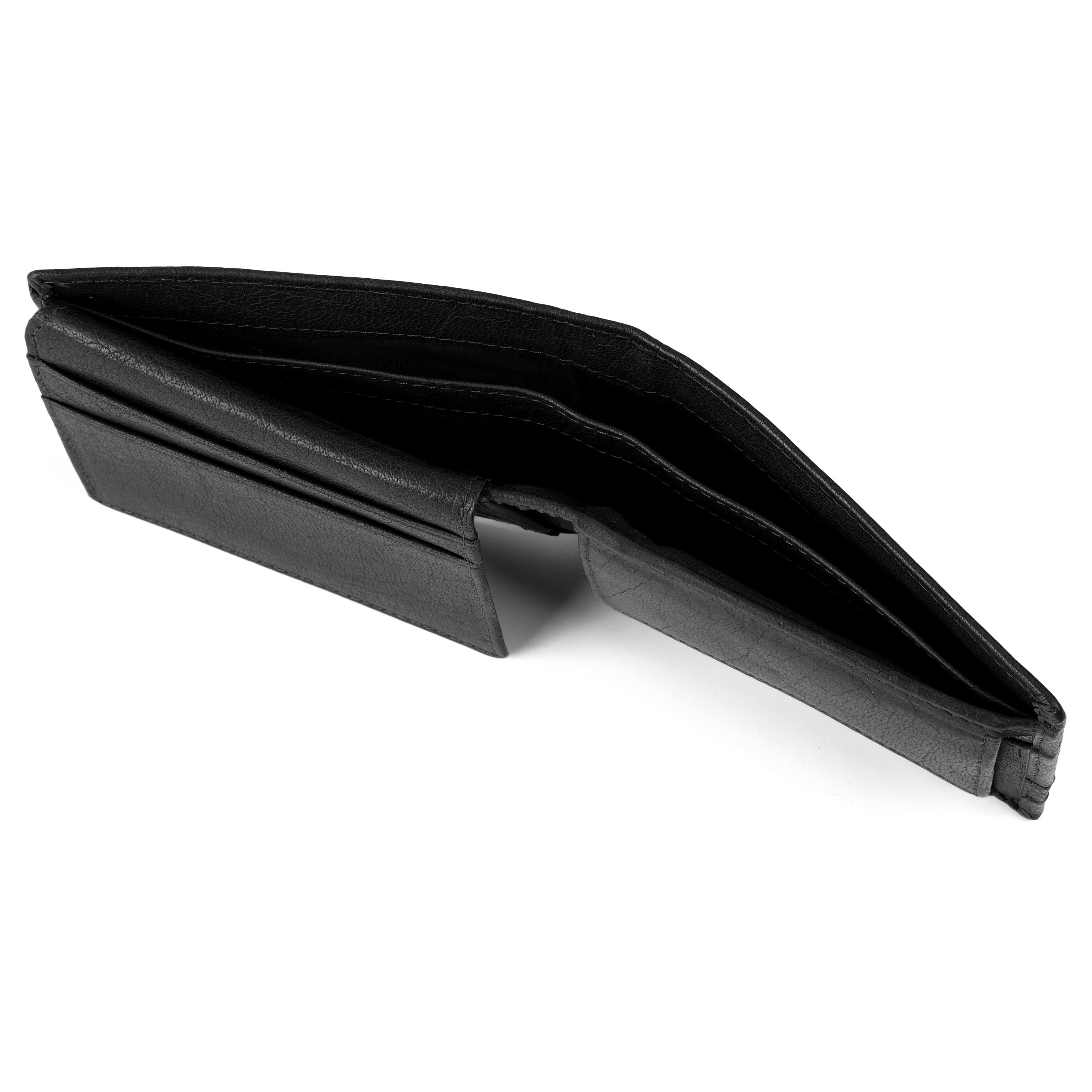 Montreal Bifold Svart RFID Skinnlommebok - 6