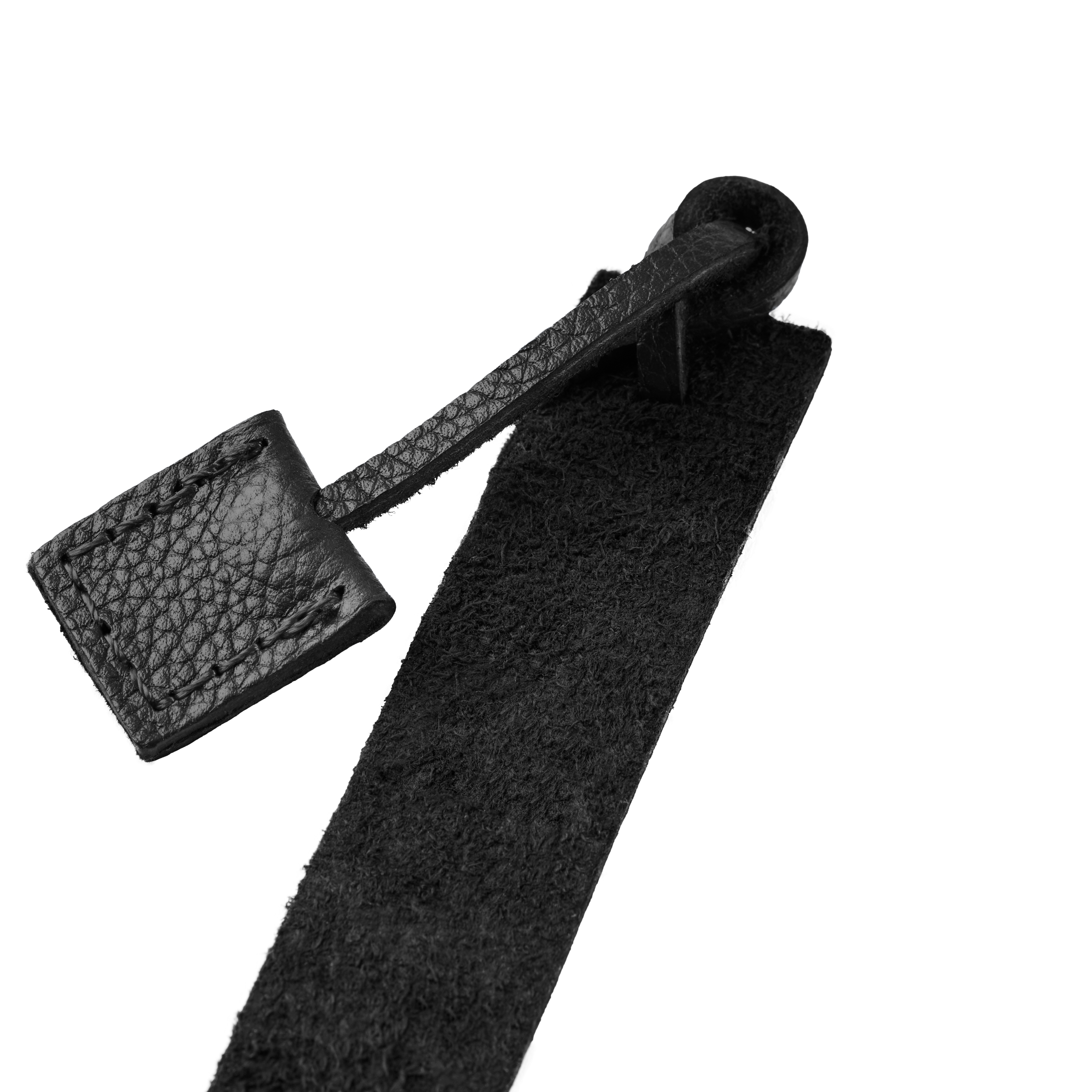 Bookmark | Black Leather | String - 3