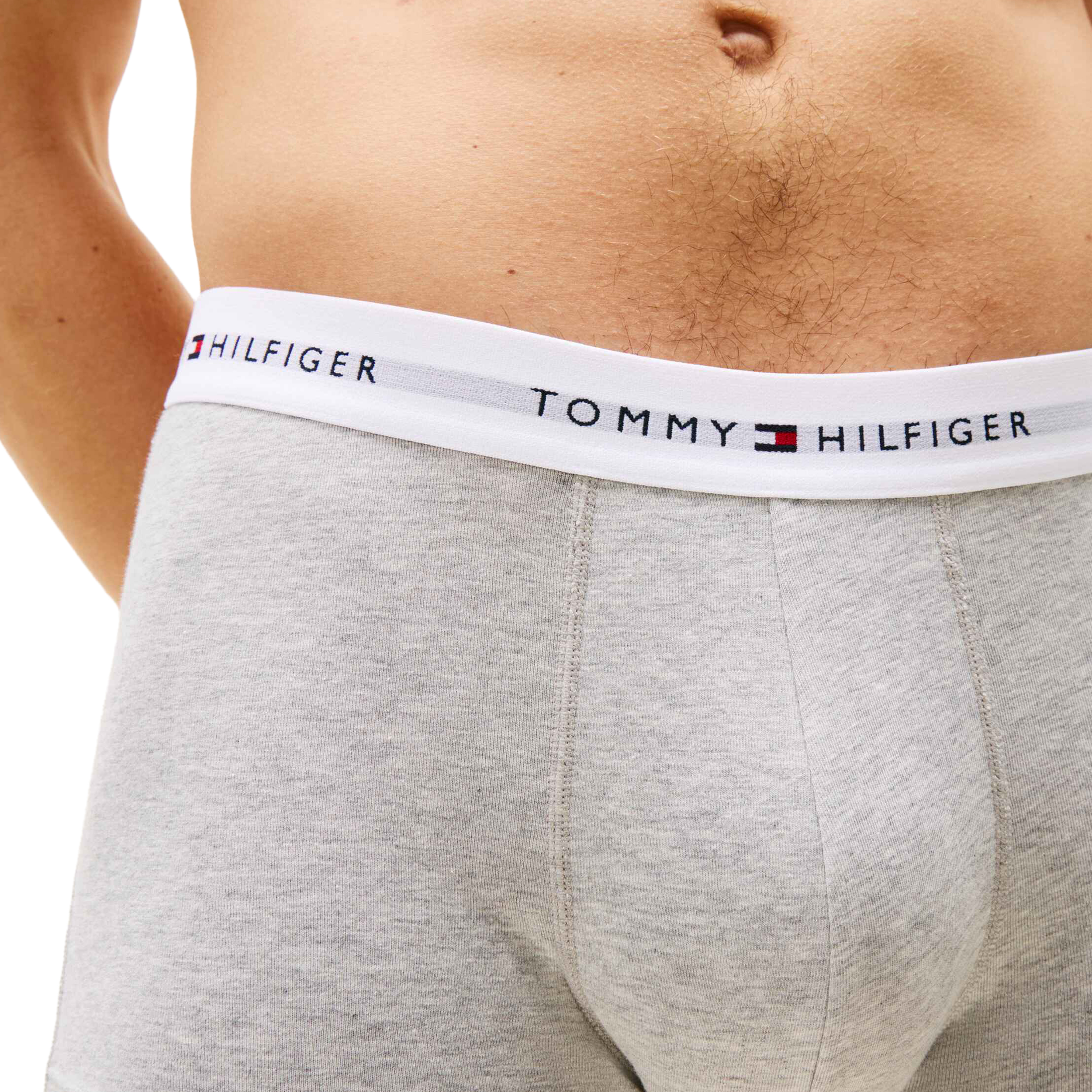 Pack de 3 calzoncillos trunk Tommy Hilfiger OUC en gris/negro/blanco - 10