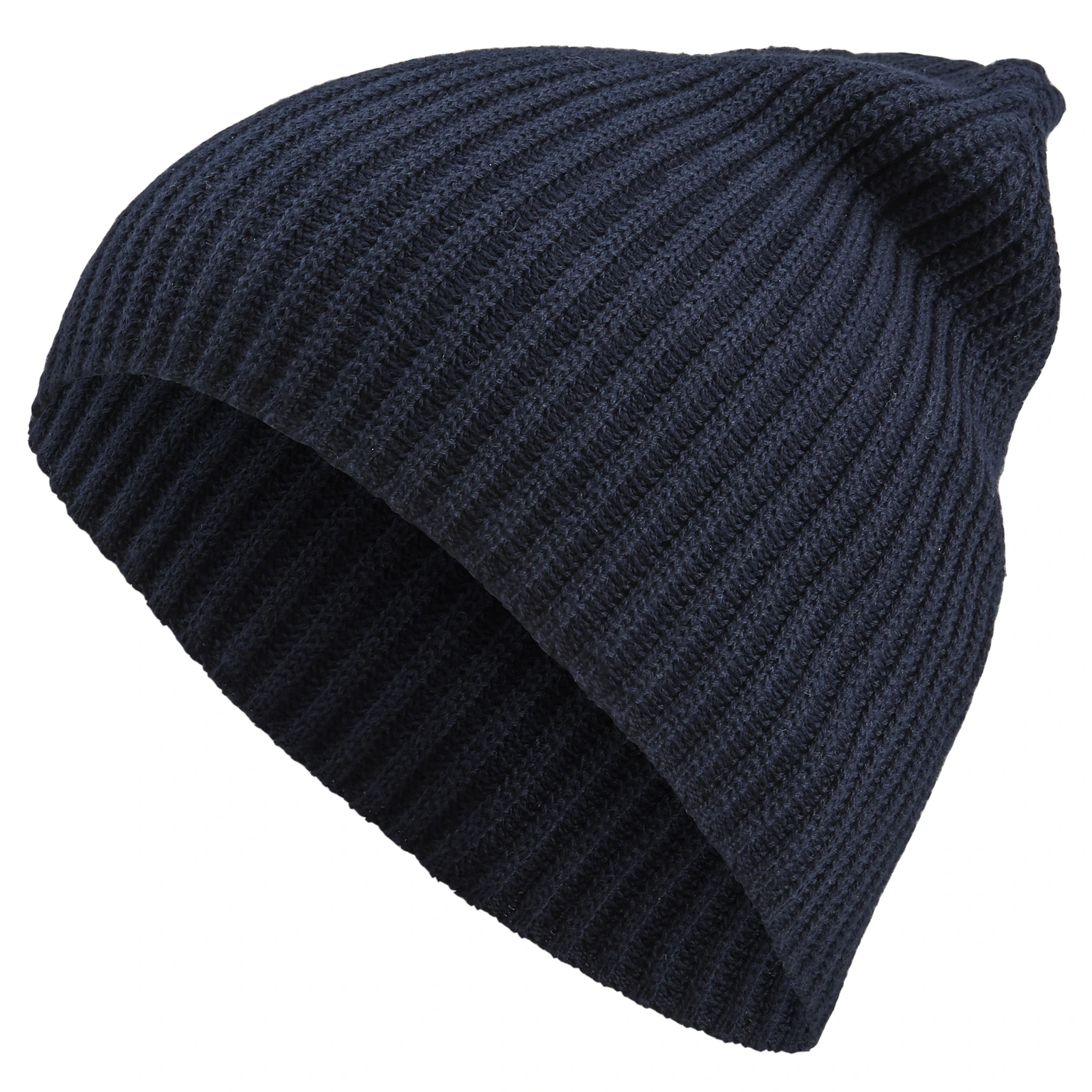 Marineblå Kristian Kite Let Økologisk Bomuldsbeanie Marineblå Kristian Kite Let Økologisk Bomuldsbeanie