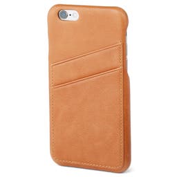 iPhone 6 Light Brown Leather Case - for Men - Collin Rowe