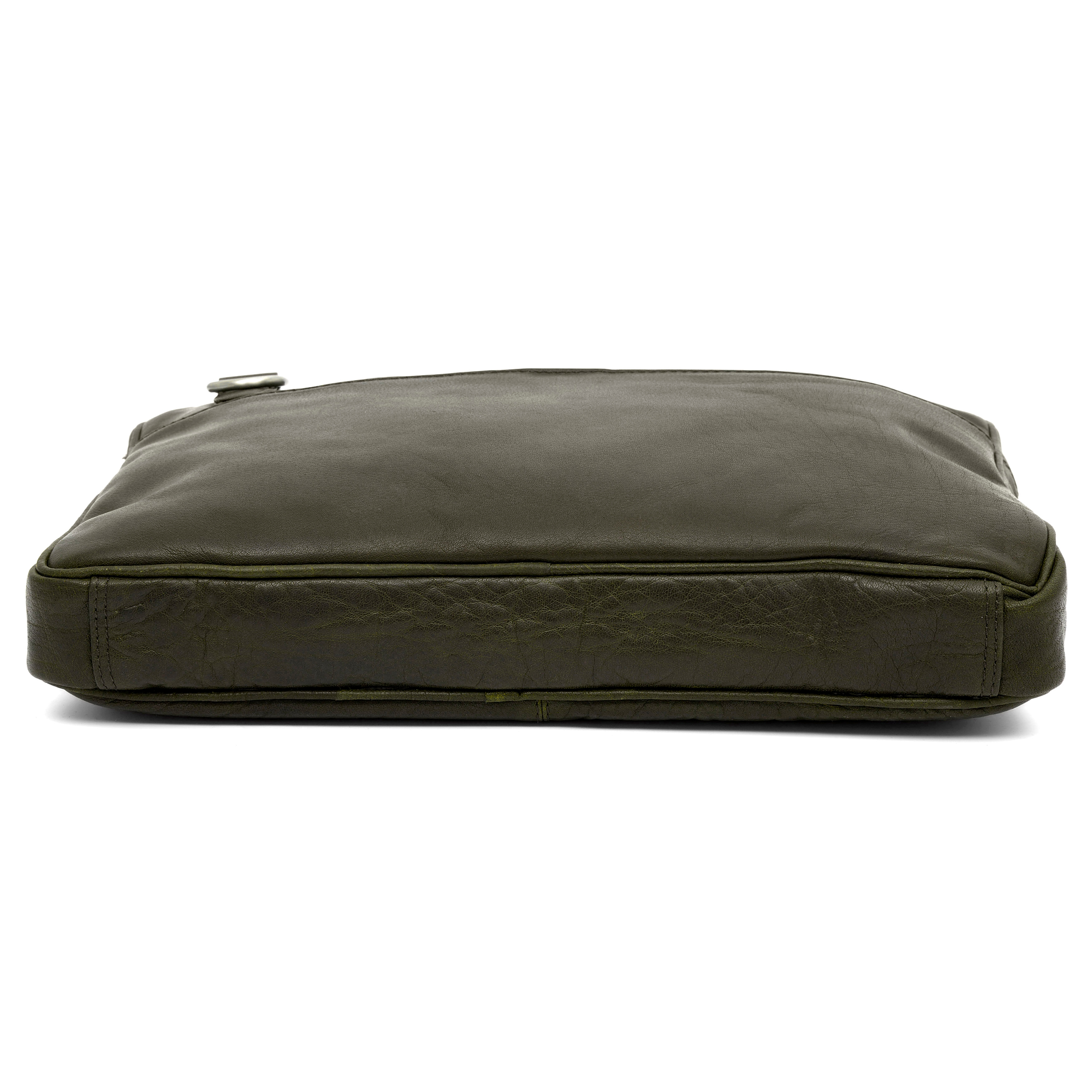 Montreal Schlanke Olivgrüne Executive Ledertasche 13 Zoll - 6