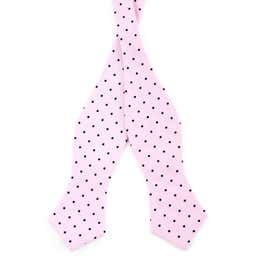 Pink Presidential Self-Tie Bow Tie