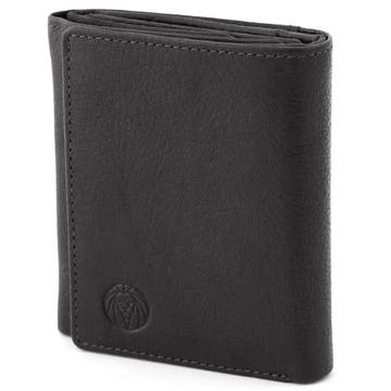 Black California Wrap Leather Wallet