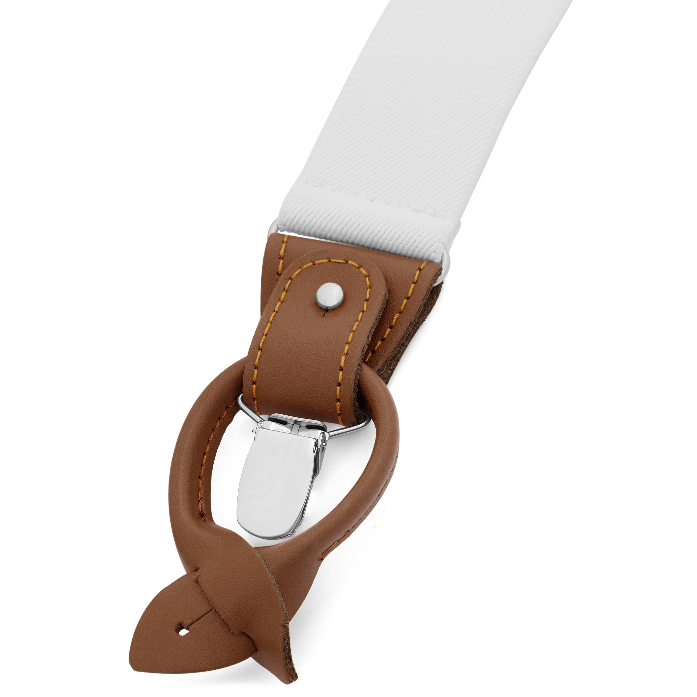 Bretelle larghe bianche convertibili - 3