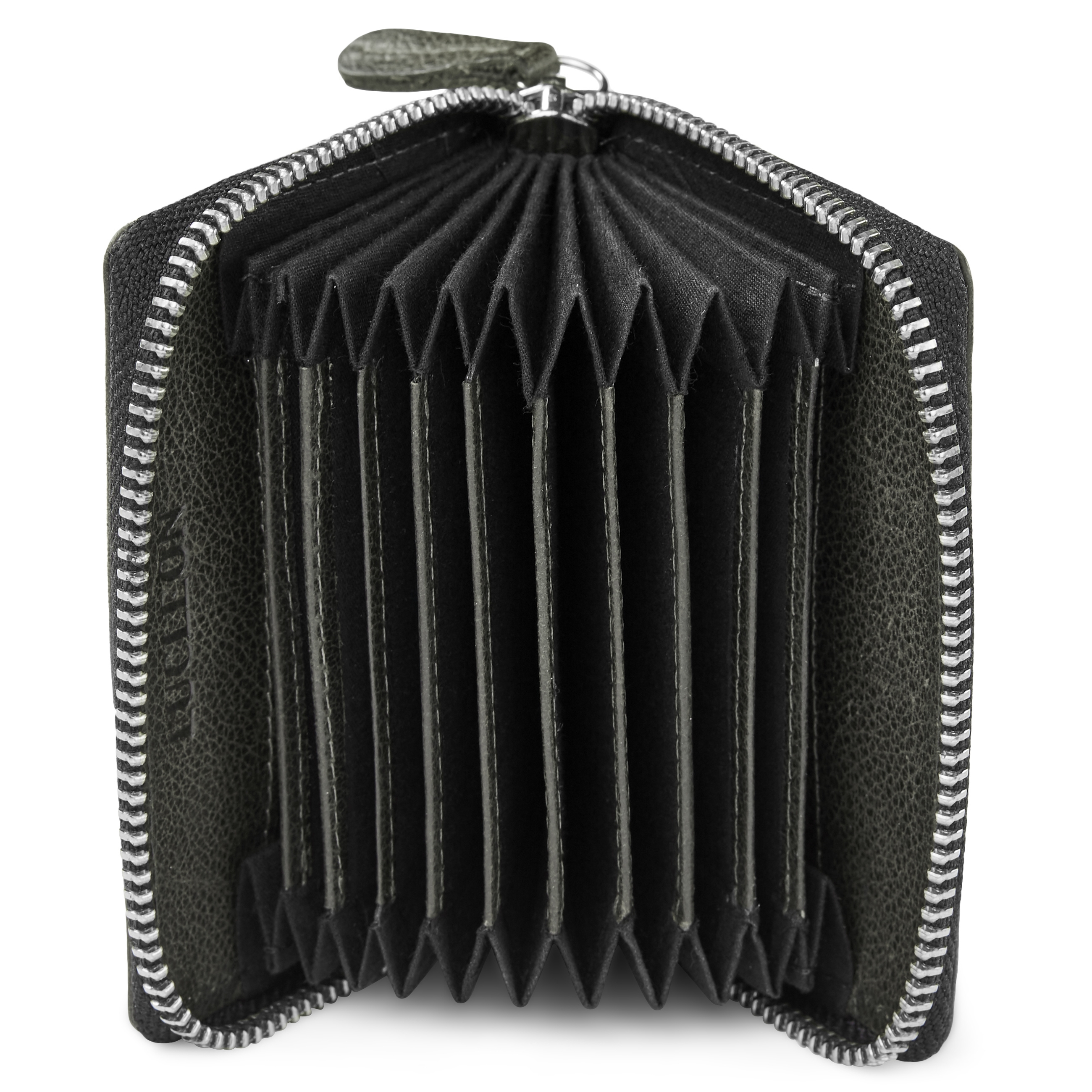 Brown-Grey Licio RFID Leather Card Holder - 6