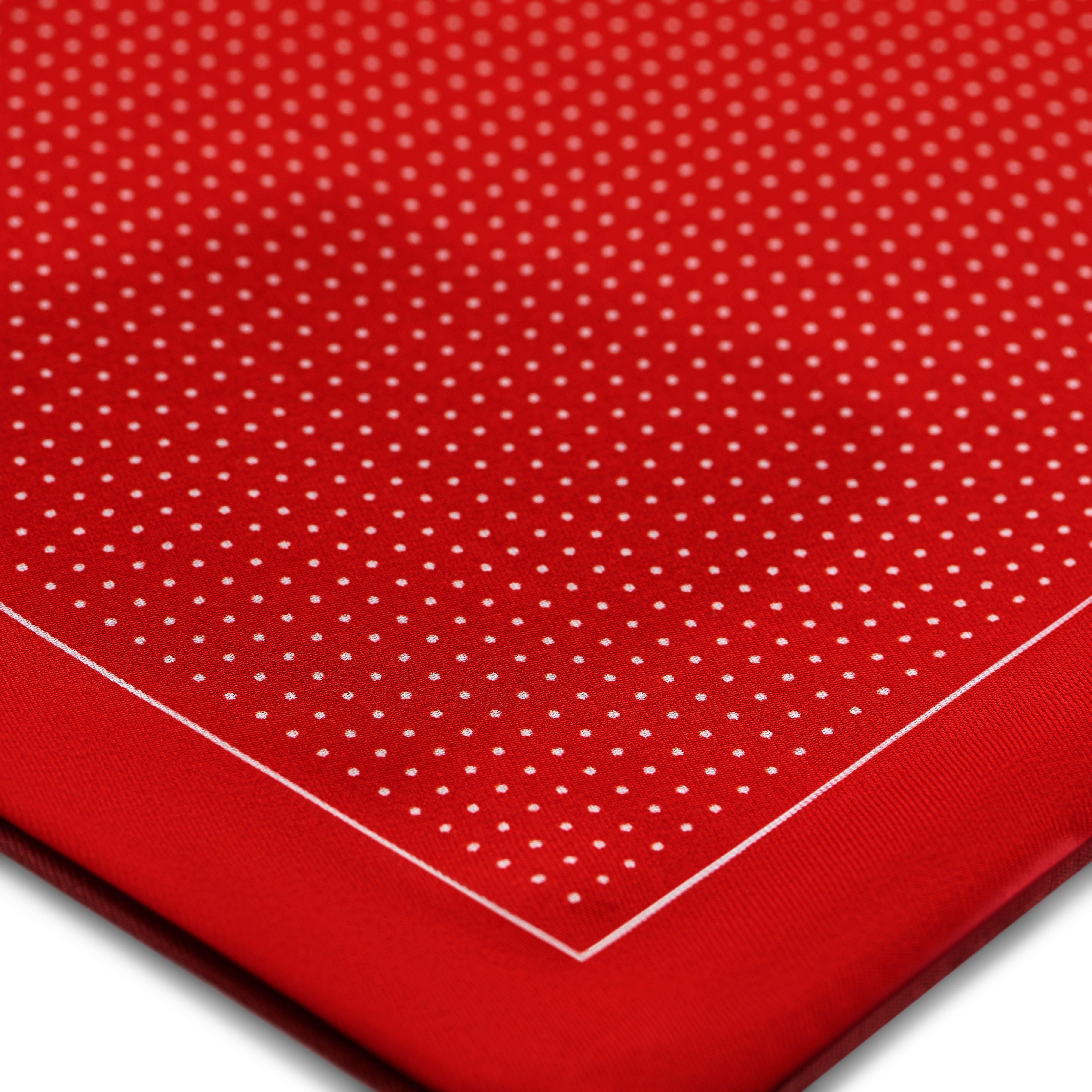 Elegio | Double-Sided Red 4-Shade and Dotted Silk Pocket Square - 5