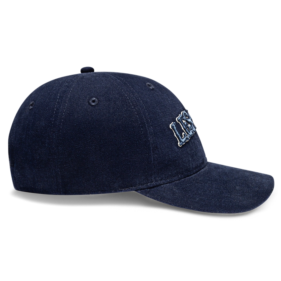 Les Deux | Donkerblauwe Dad Cap met Kleurrijk Logo - 4
