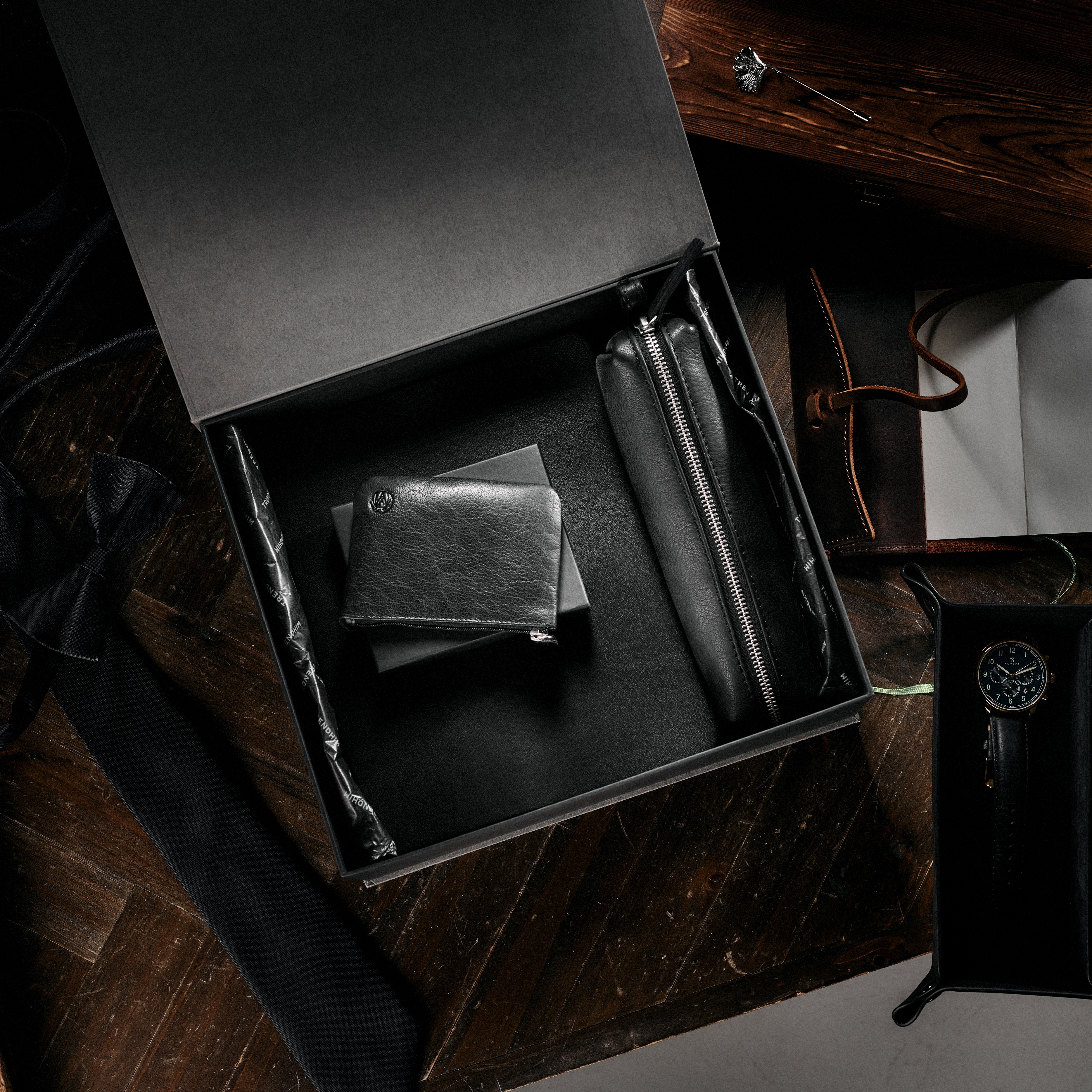 Office Professional Gift Box | Black Leather - 5