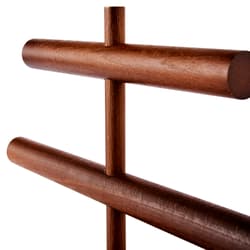 AHANDMAKER Houten ketting displaystandaard, 16,14 inch houten sieraden display organizer staat met 12 haken, ronde tafelbladhouder voor ketting en armband display en opslag, Burlywood AHANDMAKER Houten ketting displaystandaard, 16,14 inch houten sieraden display organizer staat met 12 haken, ronde tafelbladhouder voor ketting en armband display en opslag, Burlywood
