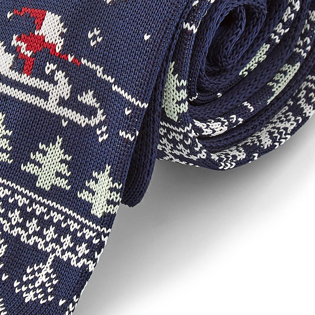 Santa Claus Knitted Christmas Tie In stock! Trendhim