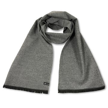 Metro | Γκρι μονόχρωμο κασκόλ από μεικτό ύφασμα για κοστούμι Metro | Γκρι μονόχρωμο κασκόλ από μεικτό ύφασμα για κοστούμι