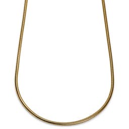 Essentials | 4 mm Goldfarbene Schlangenkette Halskette