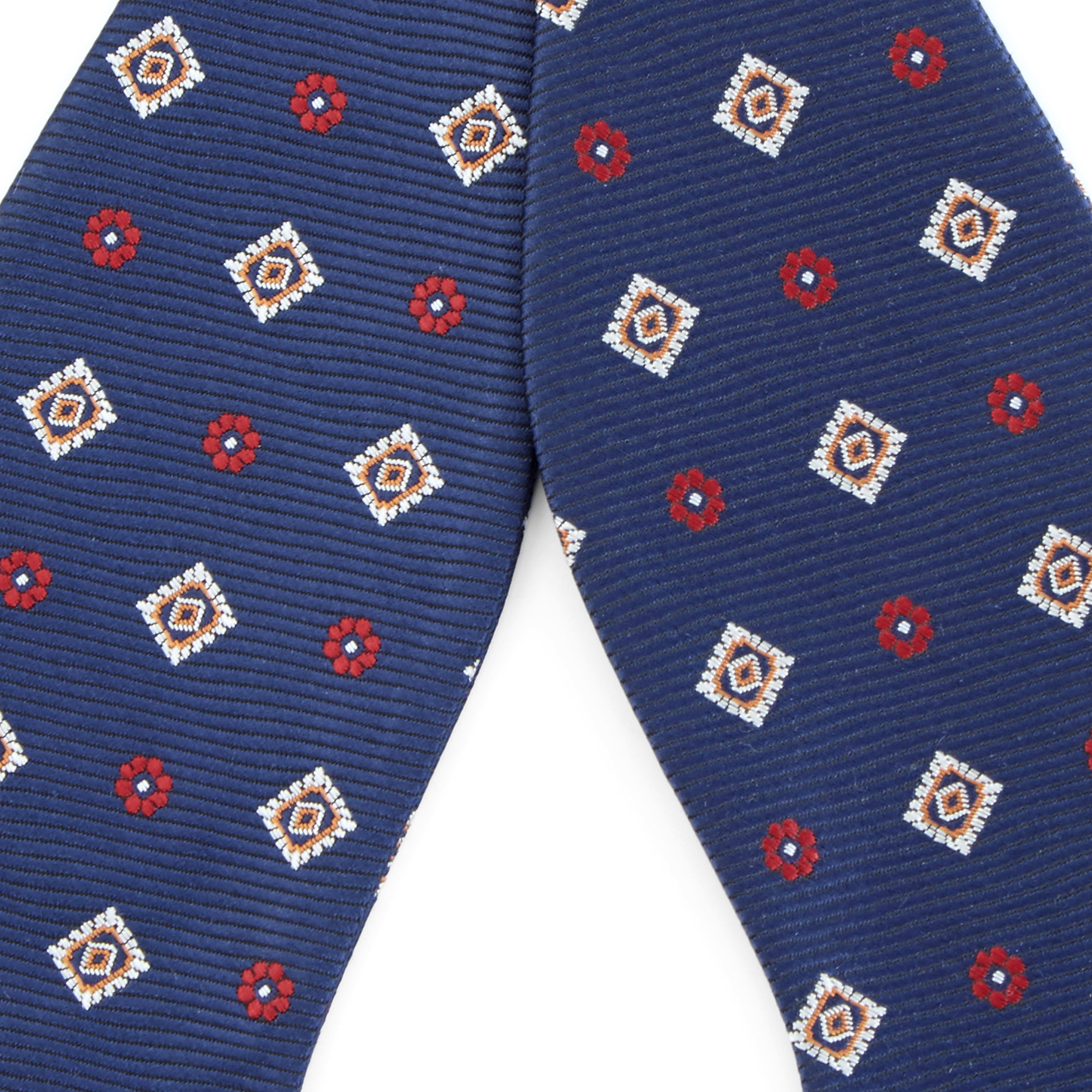 Refined Blue Self-Tie Bow Tie - 2