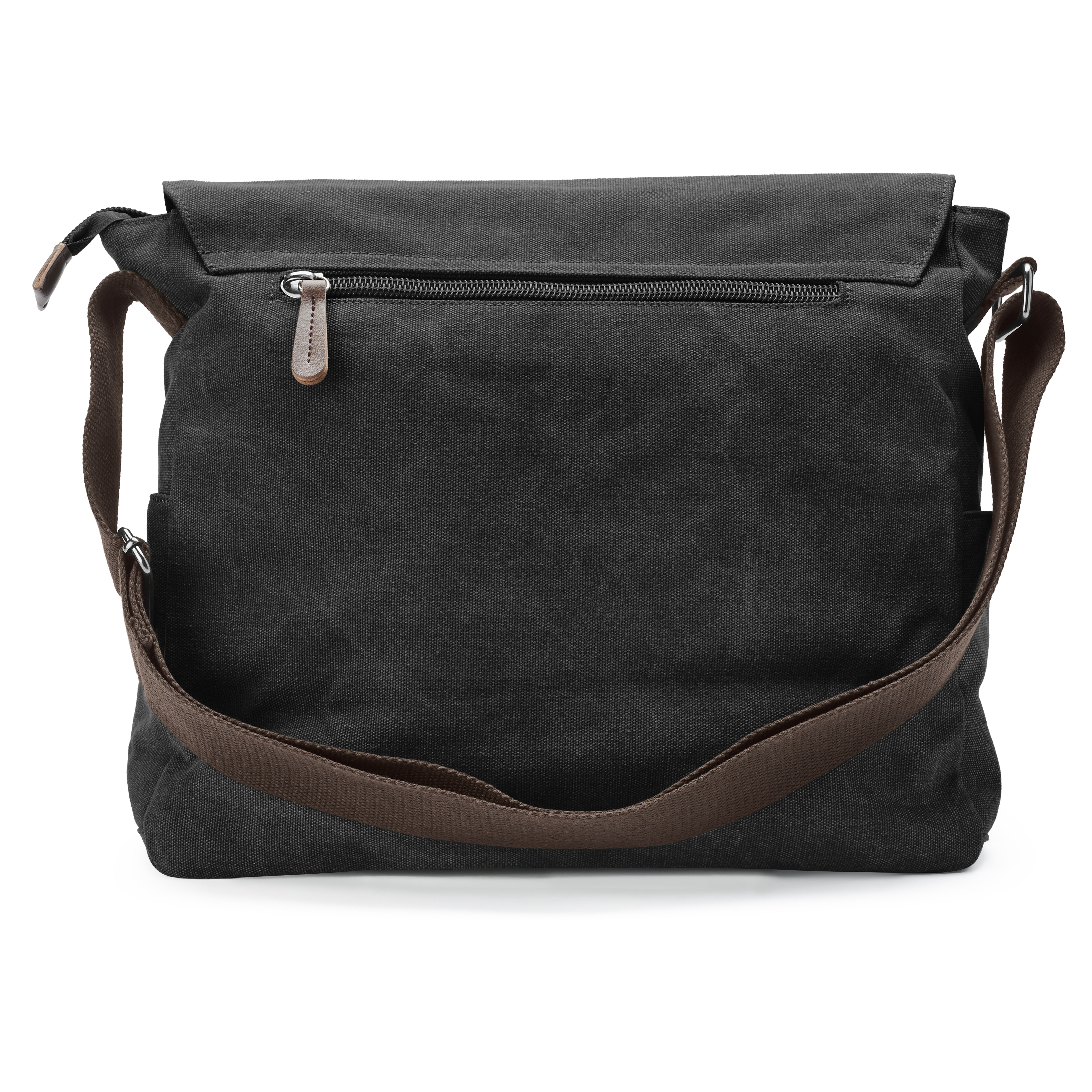Dark gray Canvas Messenger Bag - 6