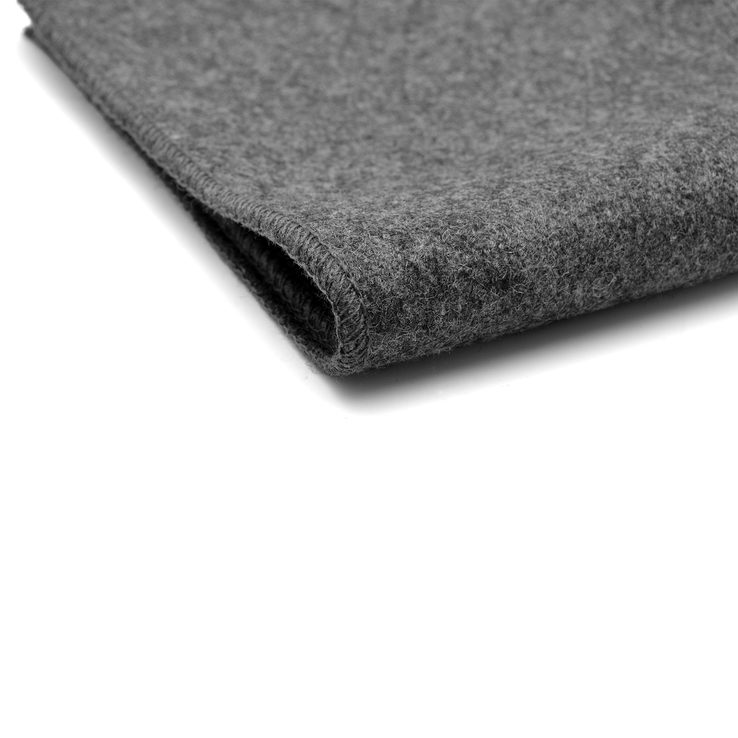 Lichtgrijze Handgemaakte Wollen Pochet - 3