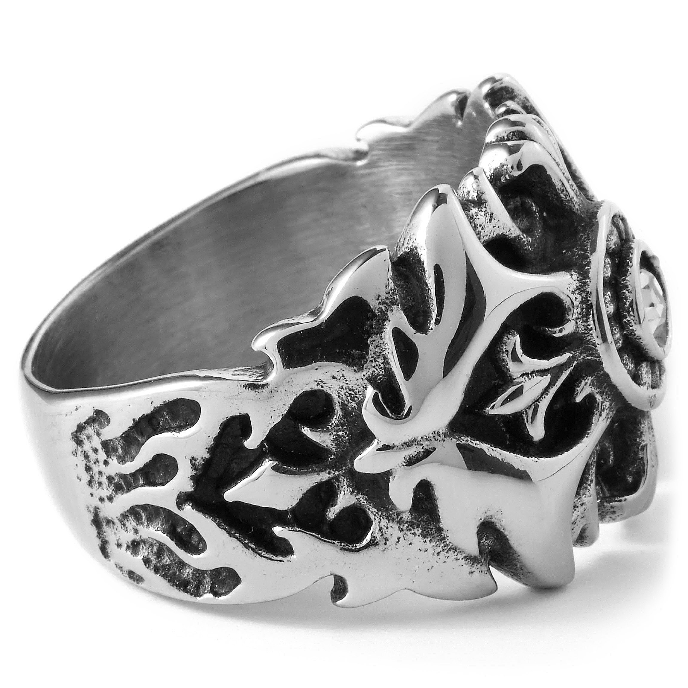 Teräksinen barokkisormus - 4