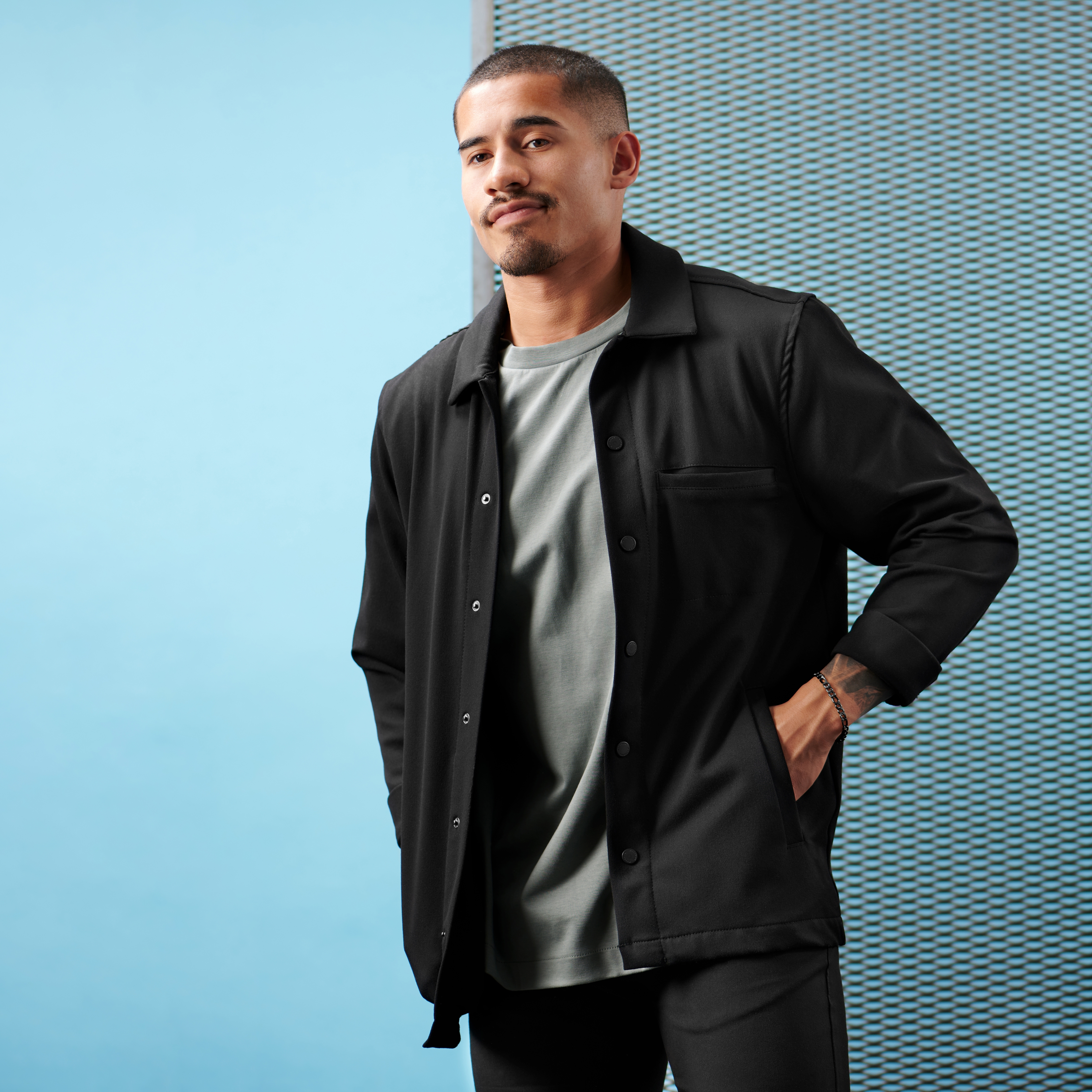 Cosmo Amager Gunmetal Figaro řetízkový náramek  - 6