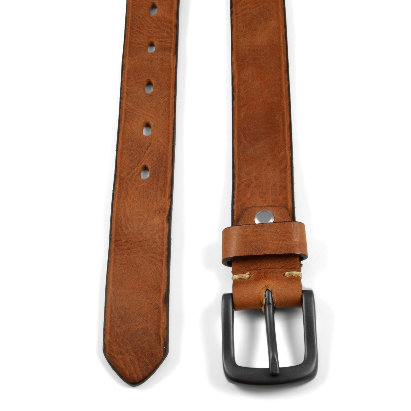 Stijlvolle klassieke Leren Broeksriem   - 2