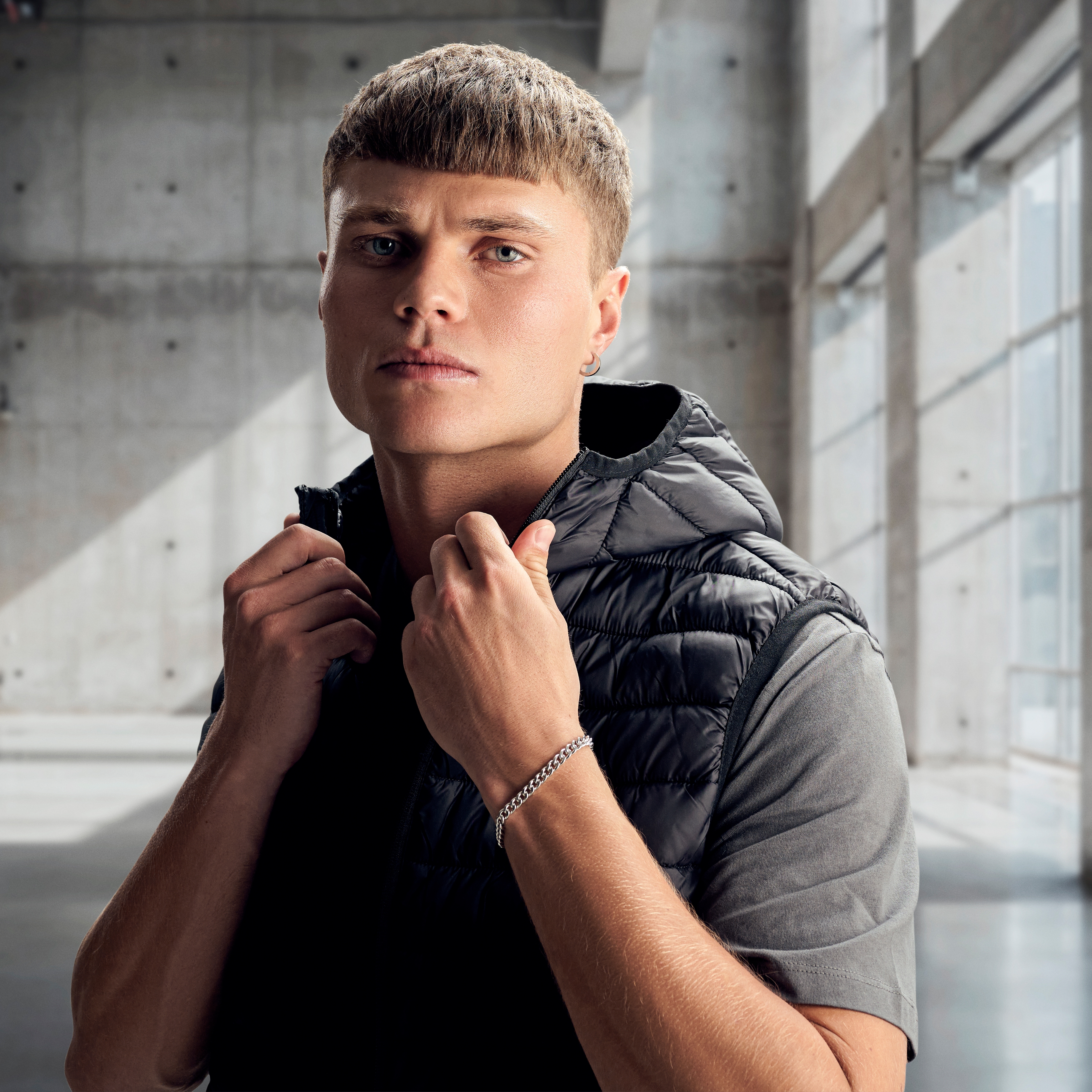 Argentia | 925s | Ródiummal bevont sterling ezüst karlánc - 6mm - 5