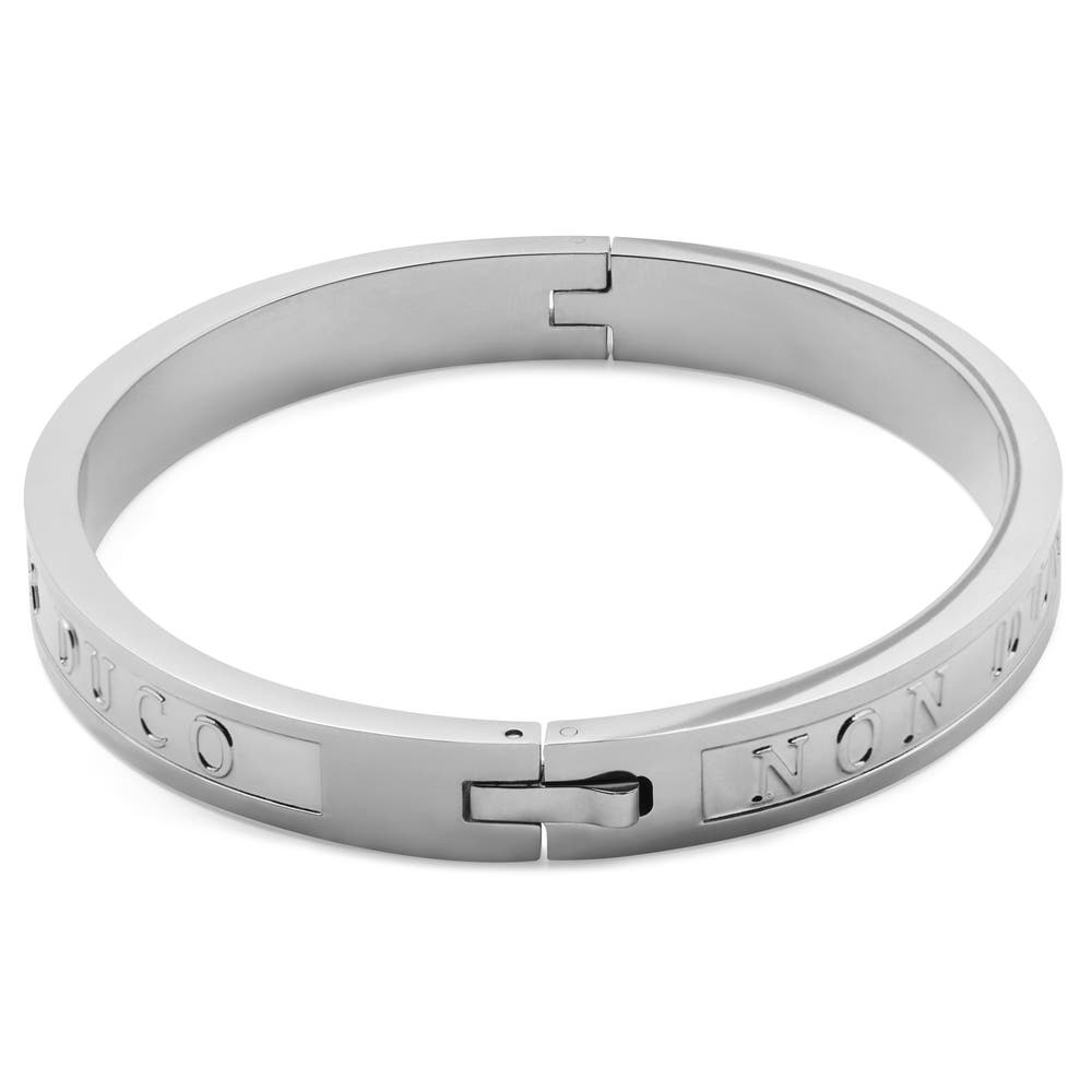 hover: Arie Silver-tone Duco Bangle Bracelet hover: Arie Silver-tone Duco Bangle Bracelet
