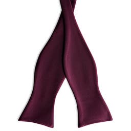 Crimson Self-Tie Grosgrain Bow Tie