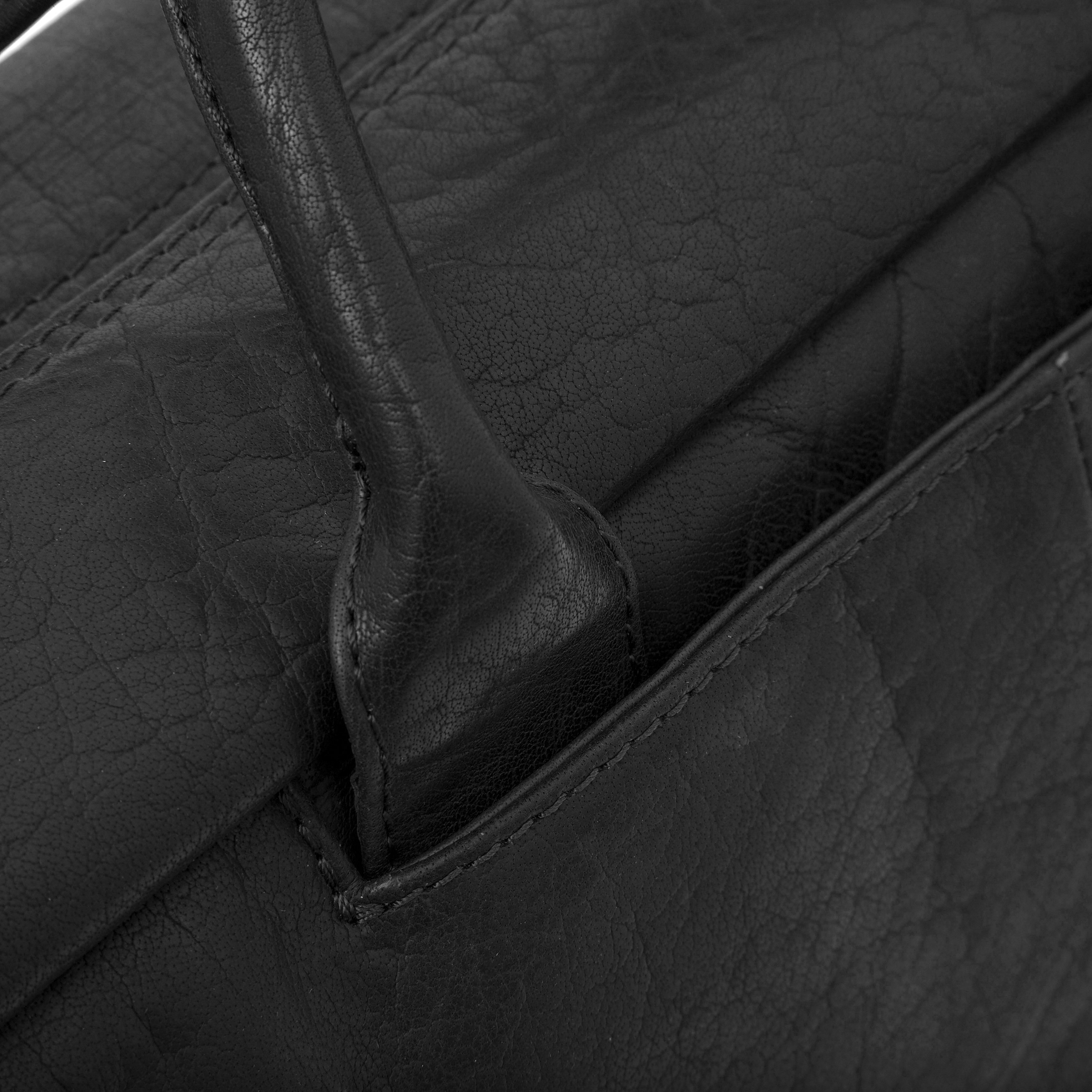 Sac de voyage Montréal Combi en cuir noir  - 16