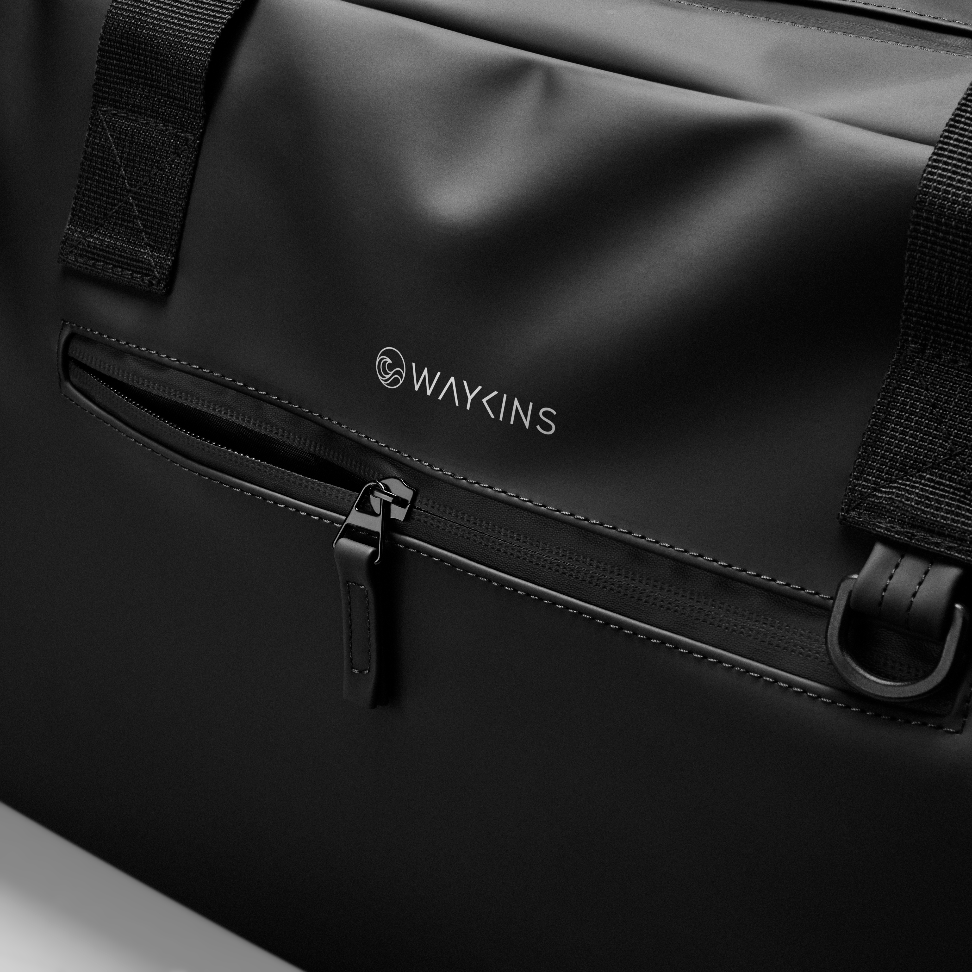 Horizon | Čierna vodeodolná duffle taška - 5