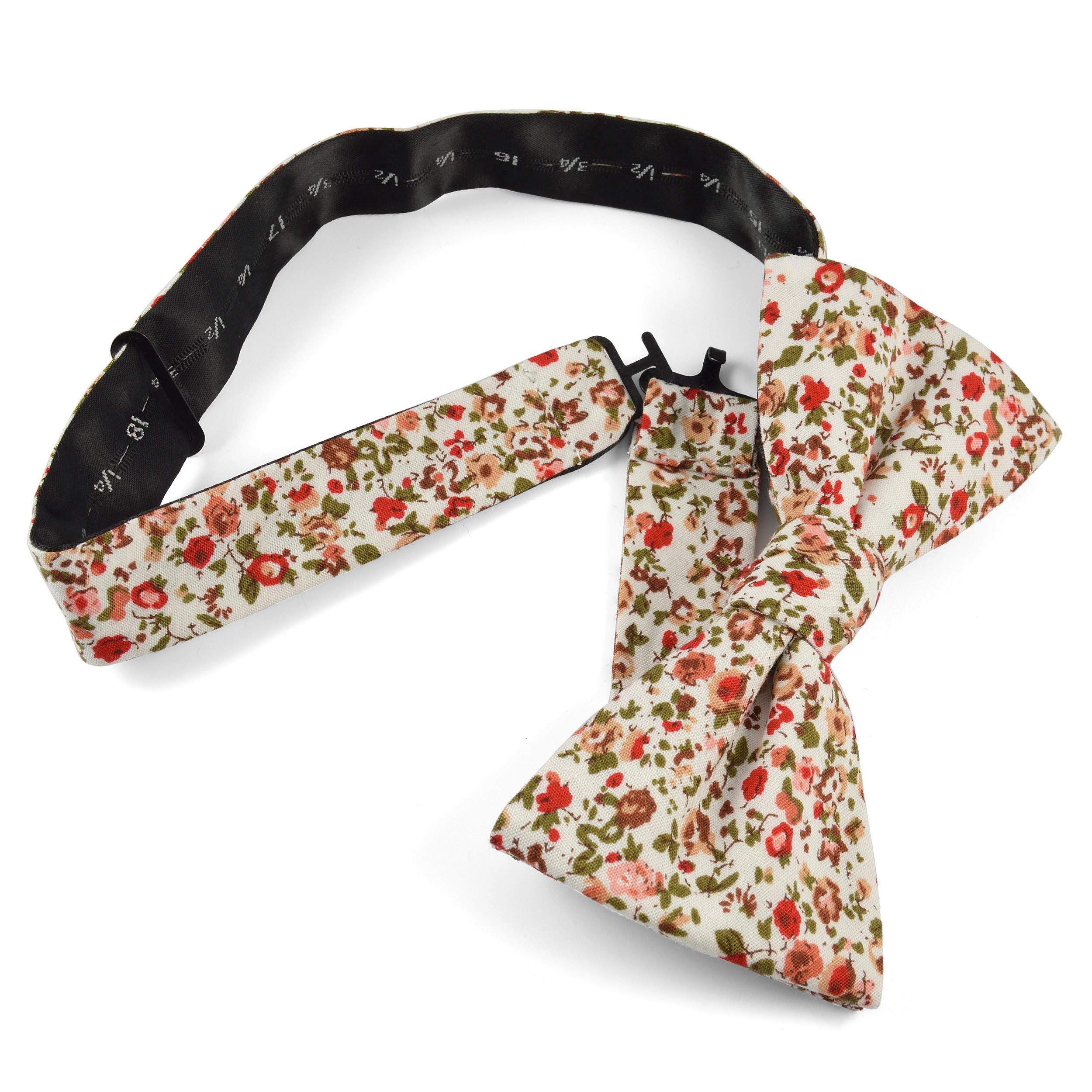 Rote Blumen Fliege aus Baumwolle - 2