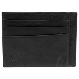 Montreal Black RFID Leather Card Holder - 2 - gallery